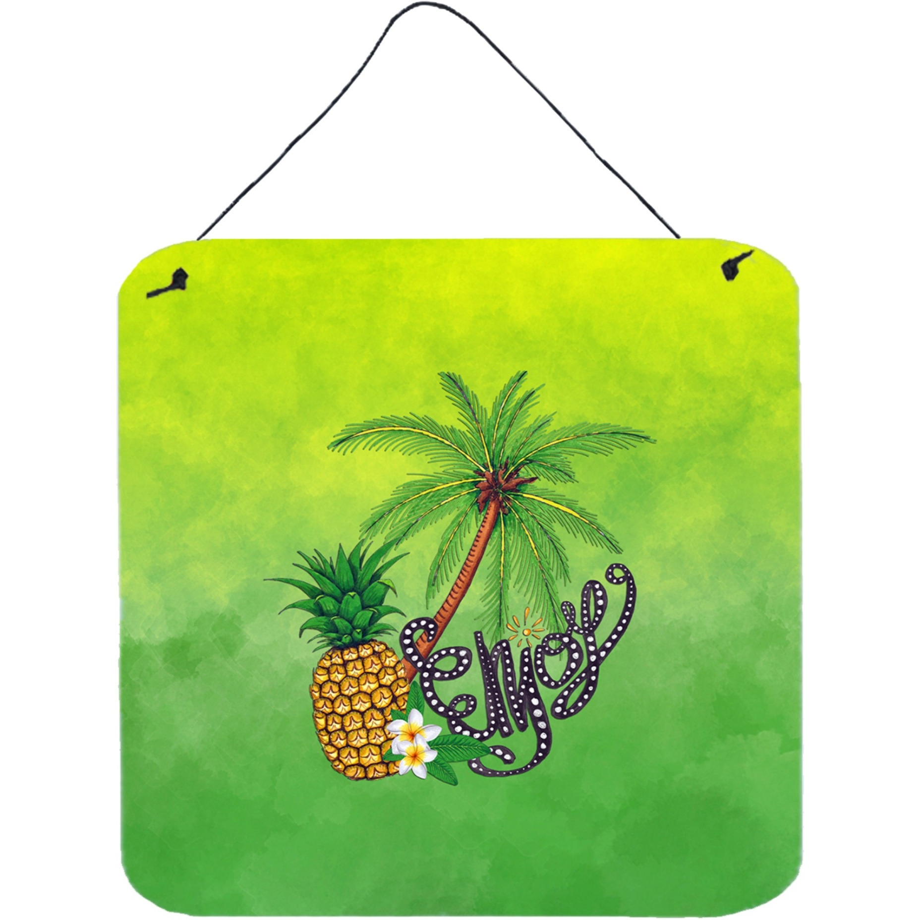 &quotCaroline's Treasures Summer Enjoy Door Hanging Prints wall-decor, Multicolor"