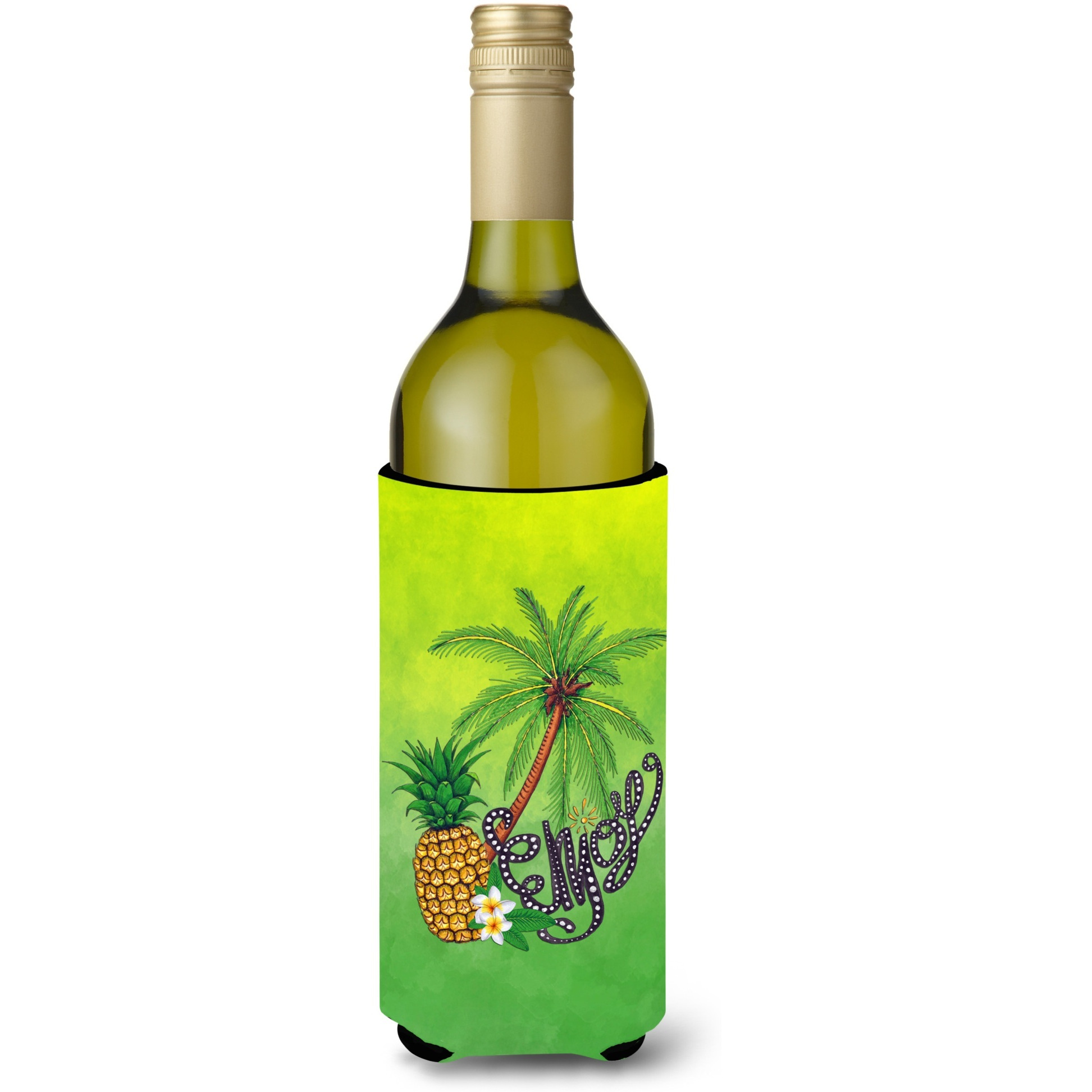 &quotCaroline's Treasures BB7456LITERK Summer Enjoy Wine Bottle Hugger cold-beverage-koozies, 750 ml, Multicolor"