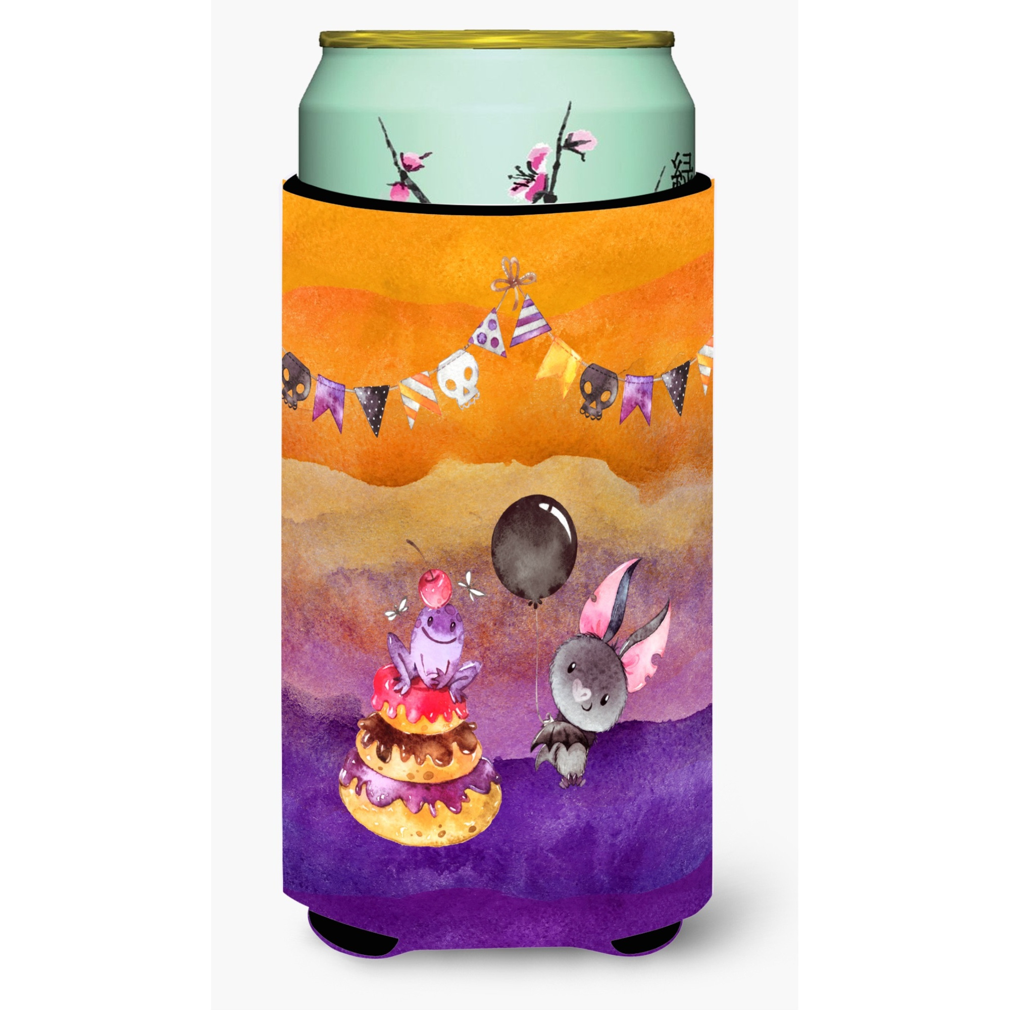 &quotCaroline's Treasures BB7463TBC Halloween Sweets Party Tall Boy Hugger cold-beverage-koozies, Multicolor"