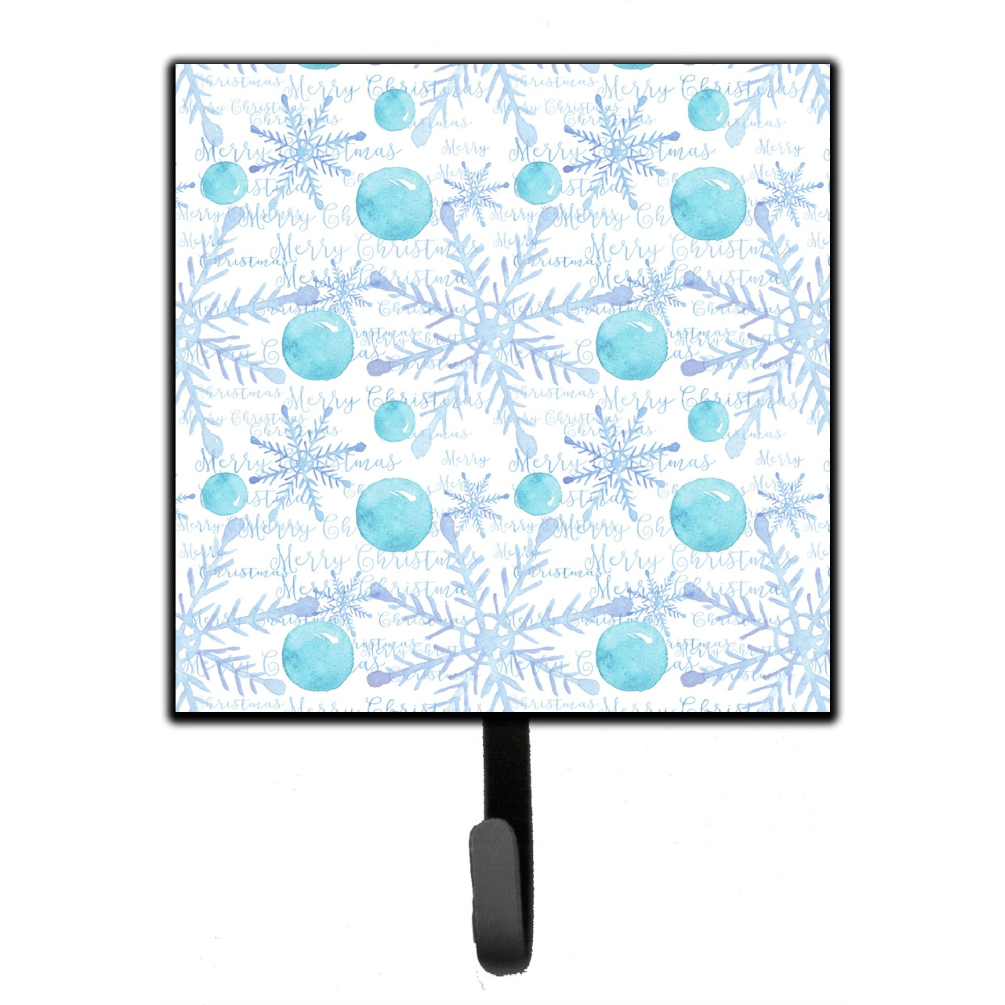 &quotCaroline's Treasures Winter Snowflakes on White Wall Hook, Small, Multicolor"