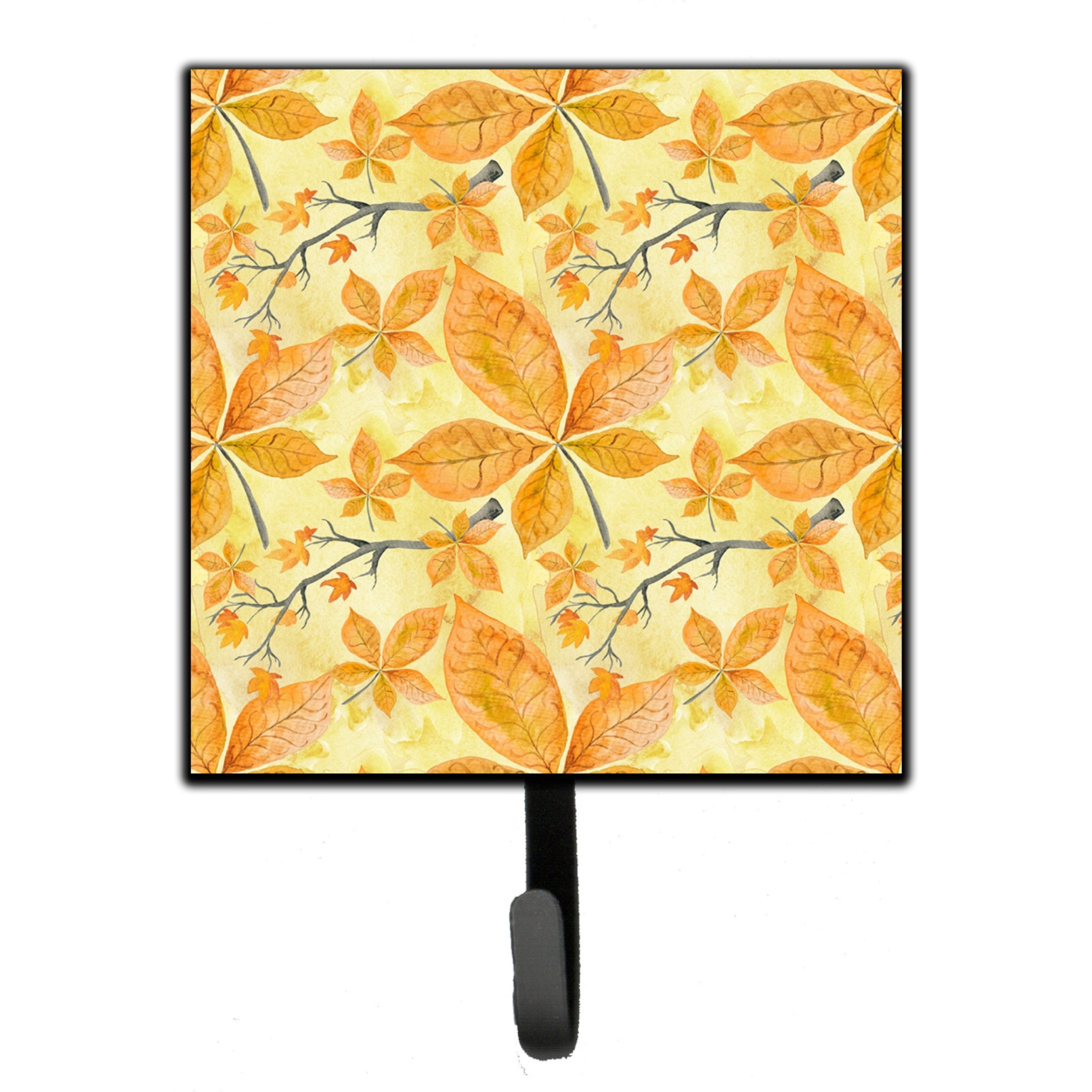 &quotCaroline's Treasures Fall Leaves and Branches Wall Hook, Small, Multicolor"