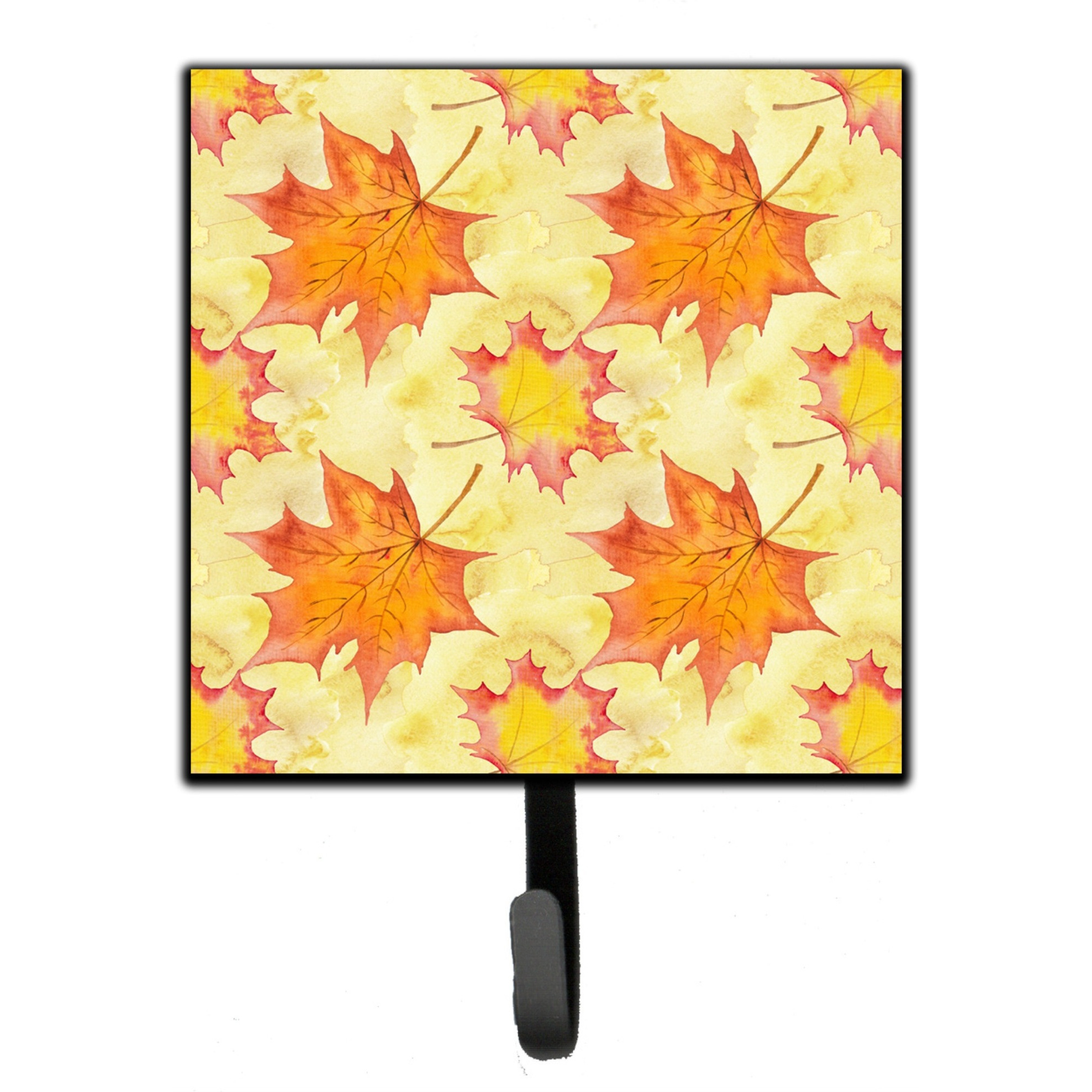 &quotCaroline's Treasures Fall Leaves Scattered Wall Hook, Small, Multicolor"