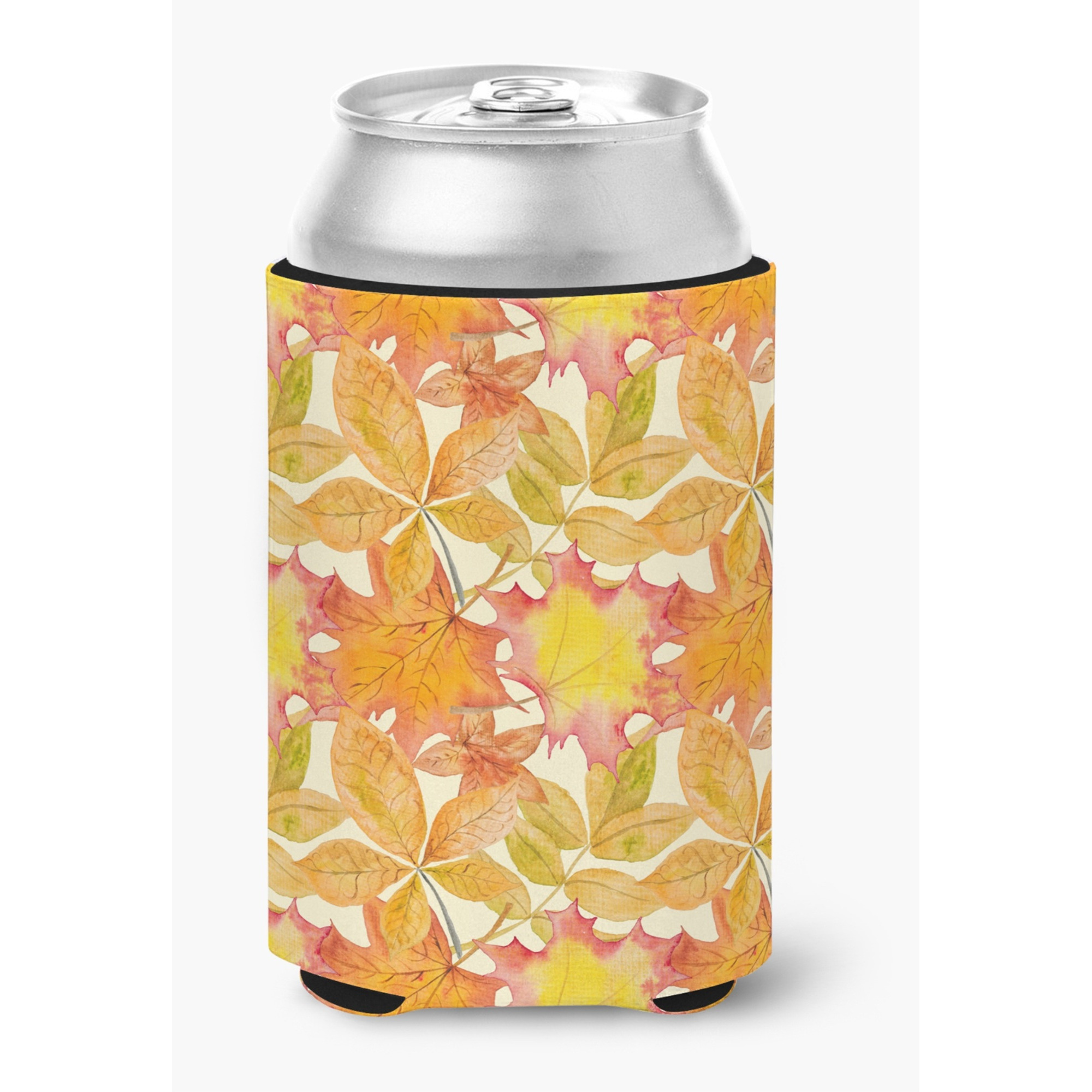 &quotCaroline's Treasures Fall Leaves Watercolor Decorative Can Hugger, Multicolor"