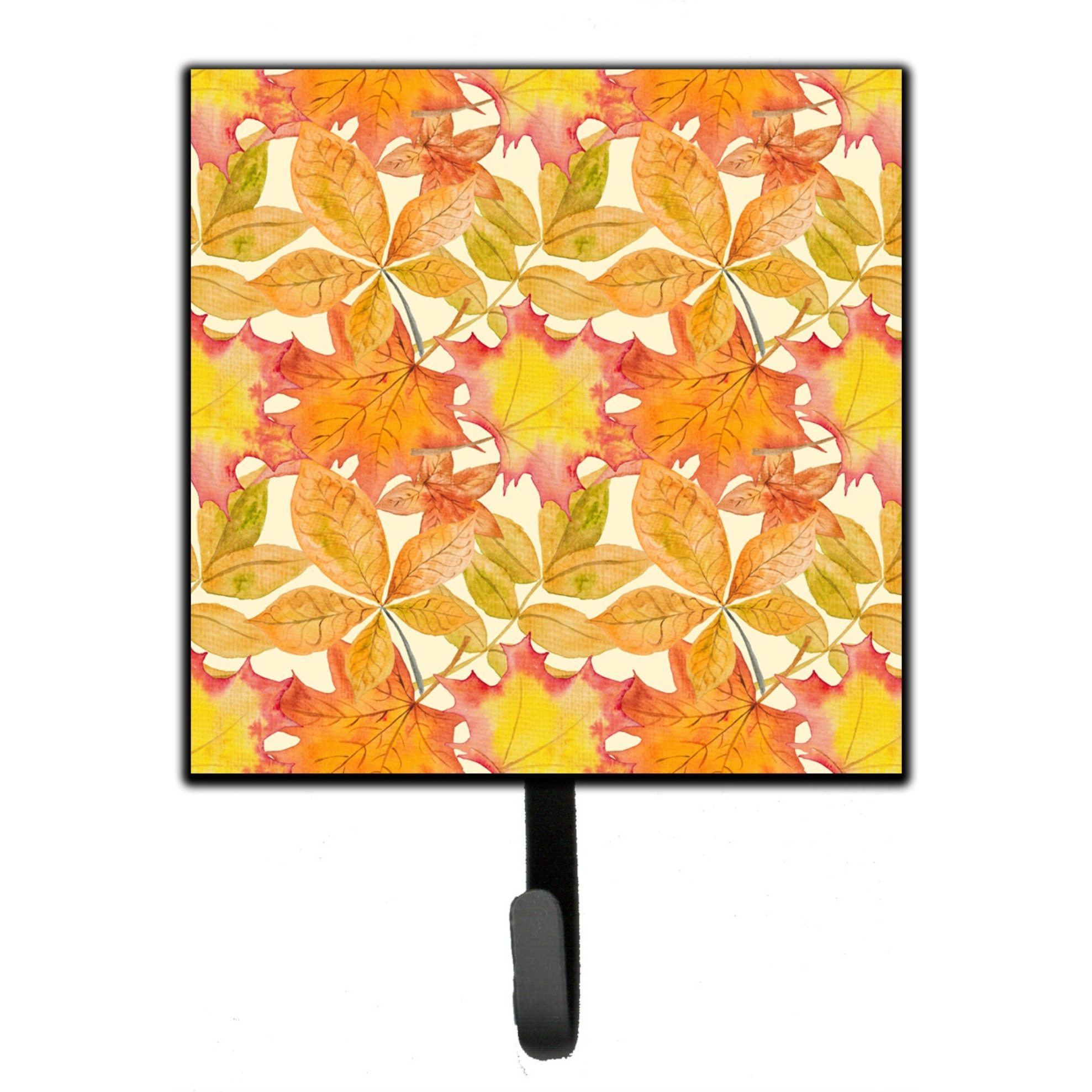 &quotCaroline's Treasures Fall Leaves Watercolor Wall Hook, Small, Multicolor"