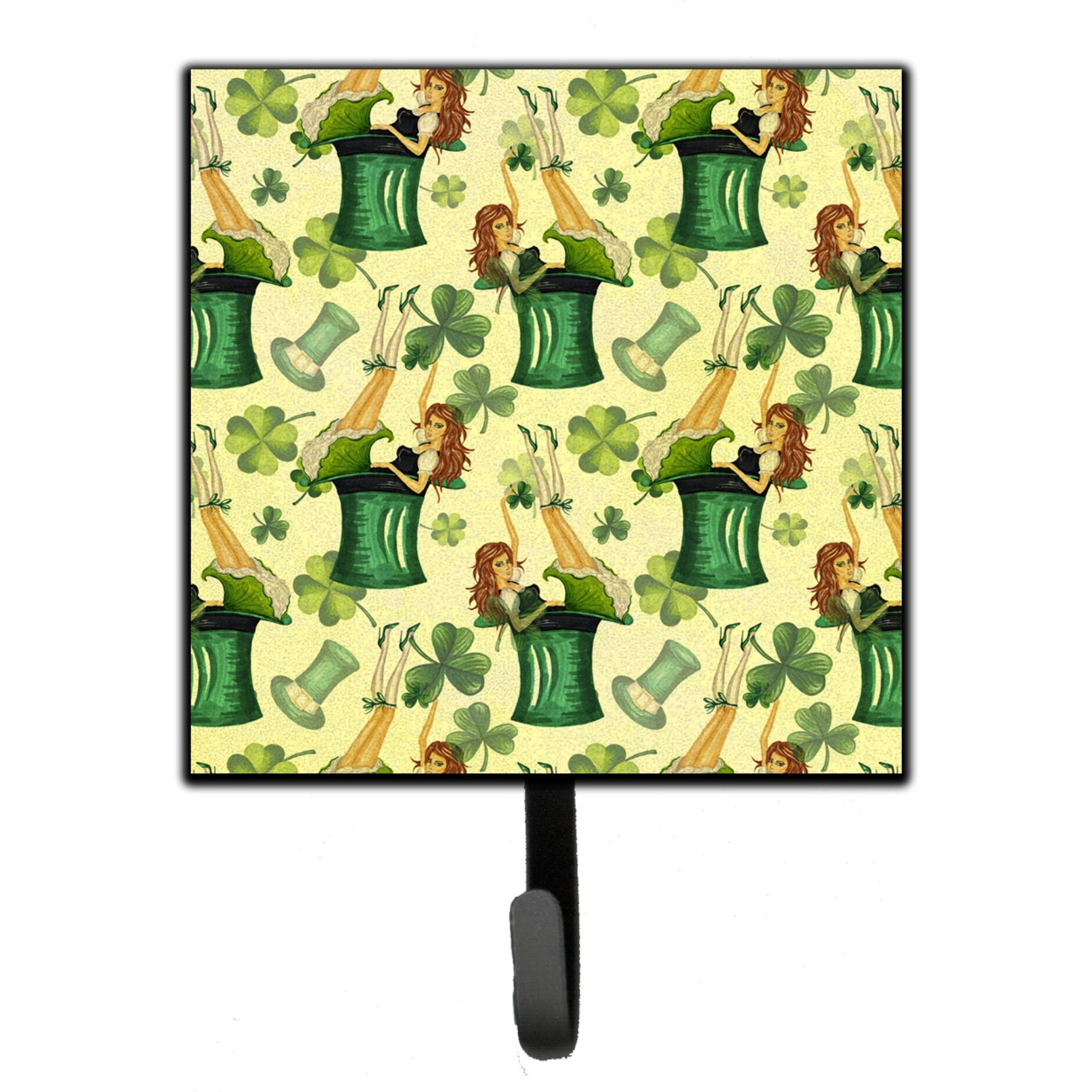&quotCaroline's Treasures Watercolor St Patrick's Day Party Wall Hook, Small, Multicolor"