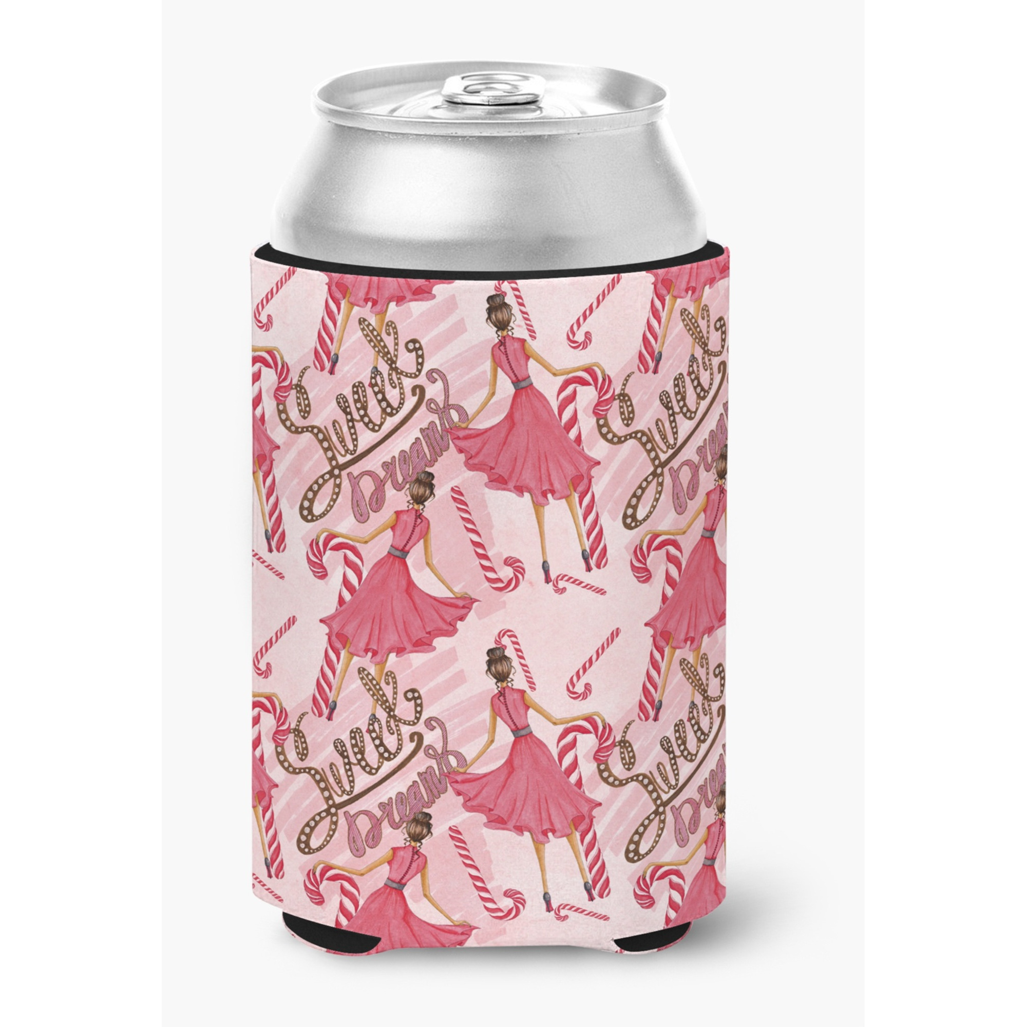 &quotCaroline's Treasures Watercolor Sweets Galore Decorative Can Hugger, Multicolor"