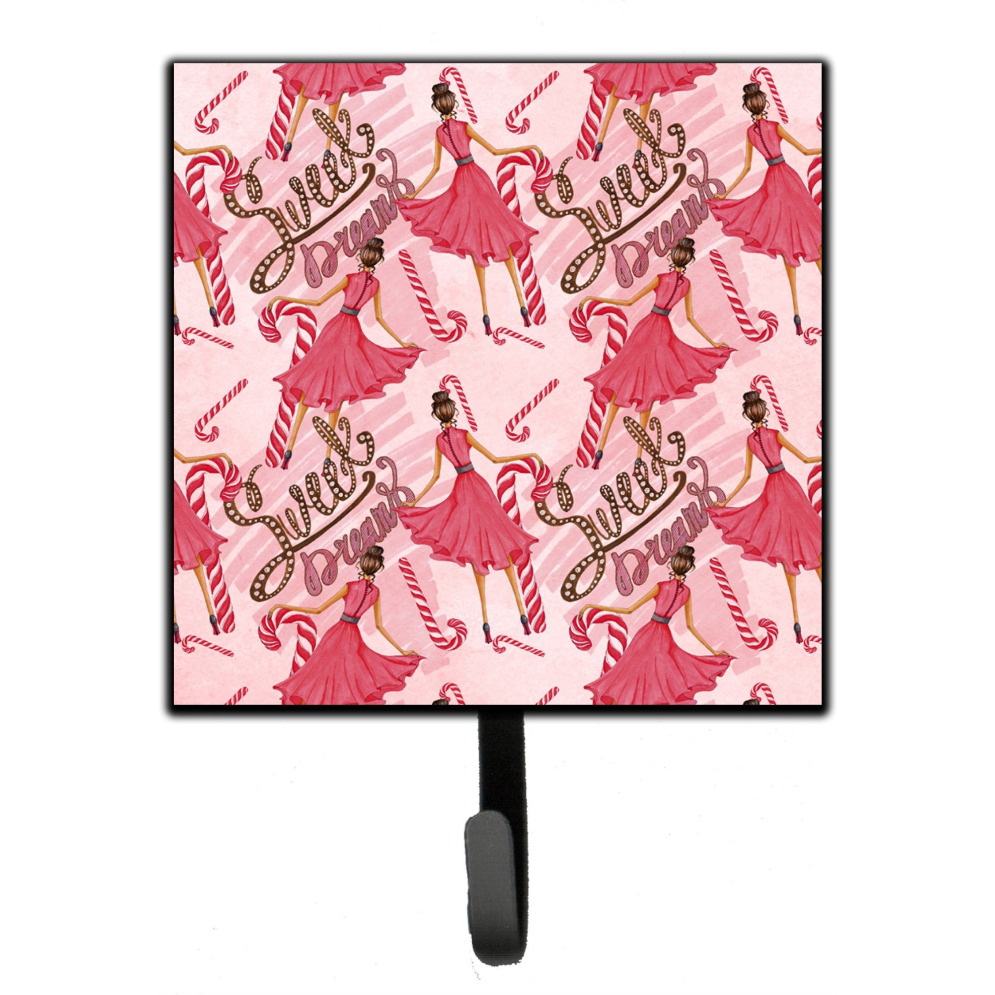 &quotCaroline's Treasures Watercolor Sweets Galore Wall Hook, Small, Multicolor"