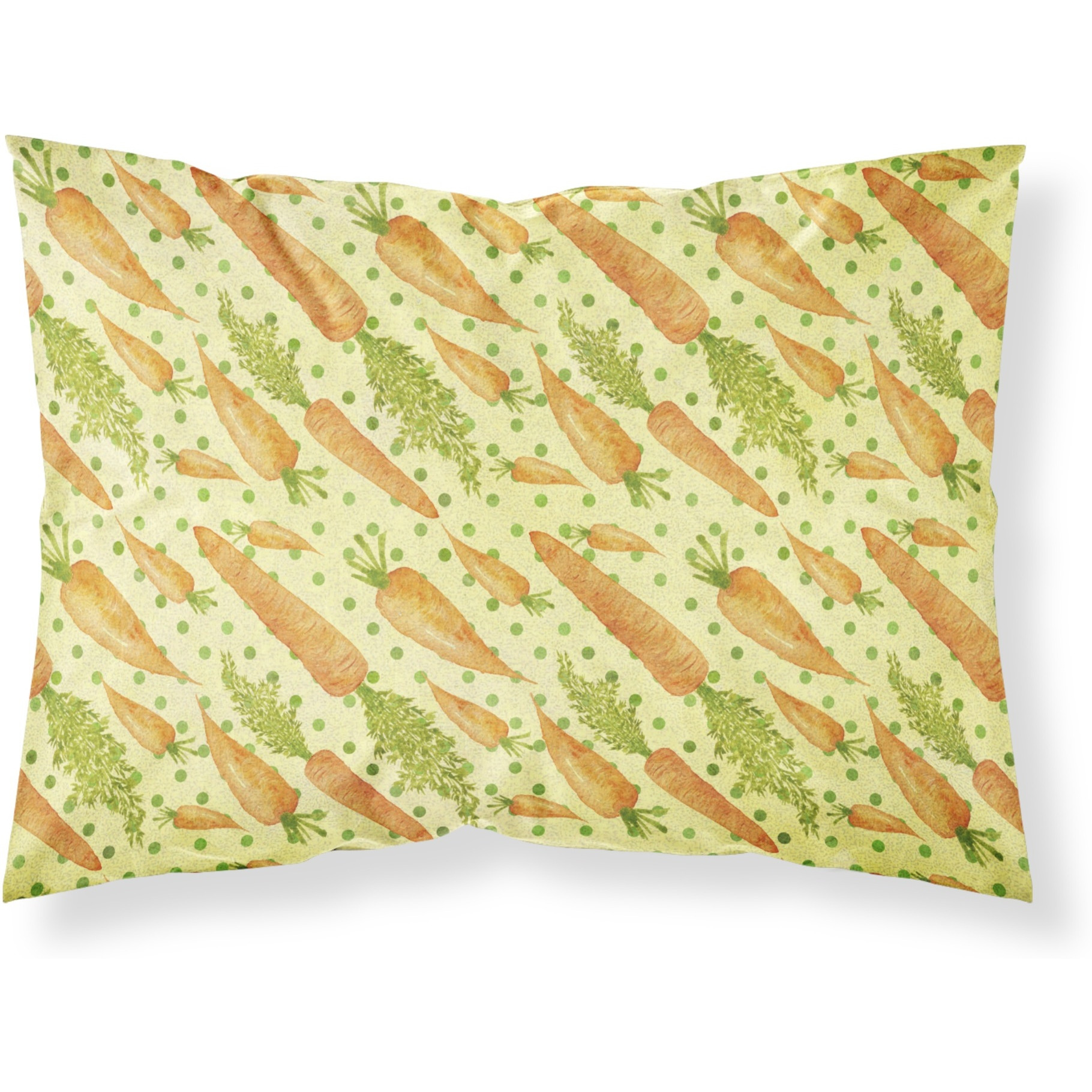 Caroline's Treasures Watercolor Carrots Pillowcase Standard Multicolor