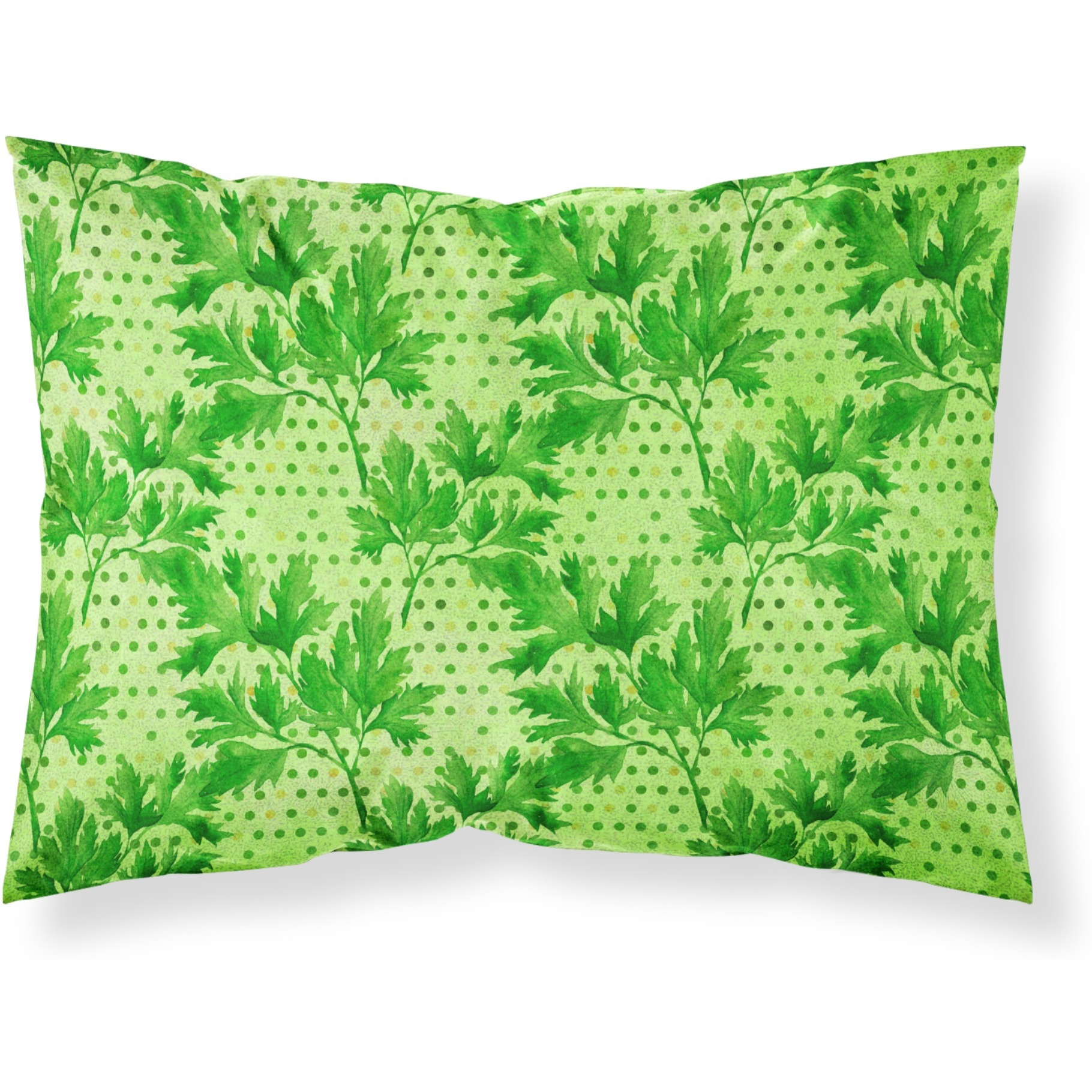Caroline's Treasures Watercolor Parsley Pillowcase Standard Multicolor
