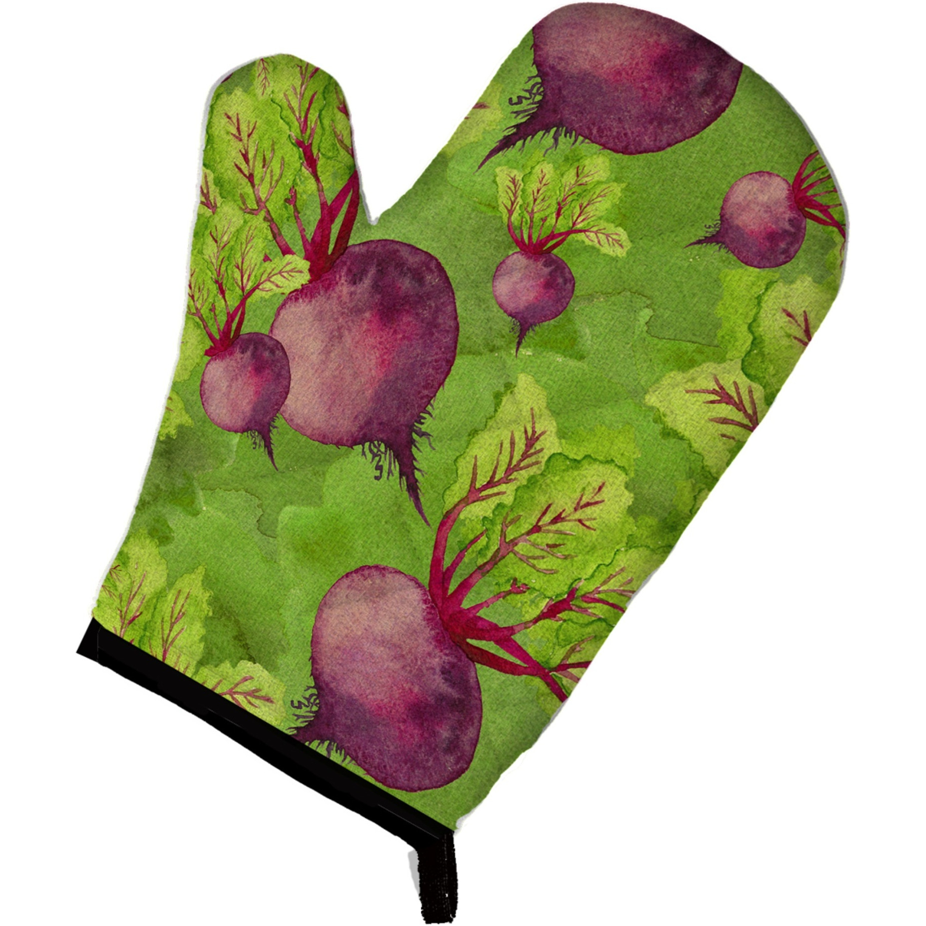 &quotCaroline's Treasures Watercolor Radishes Decorated Oven Mitt, 12"" x 8.5"", Multicolor"
