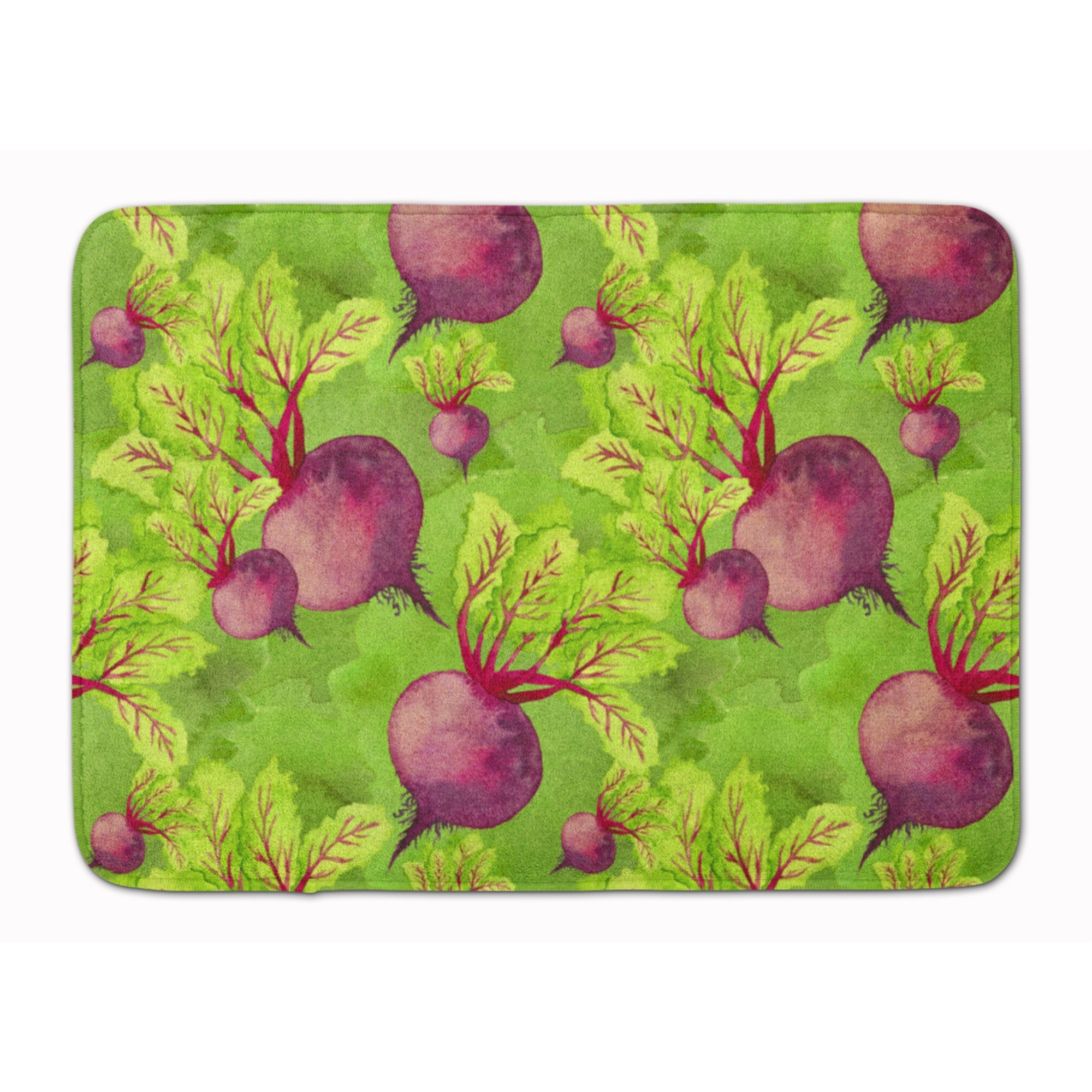 &quotCaroline's Treasures Watercolor Radishes Floor Mat, 19"" H x 27"" W, Multicolor"