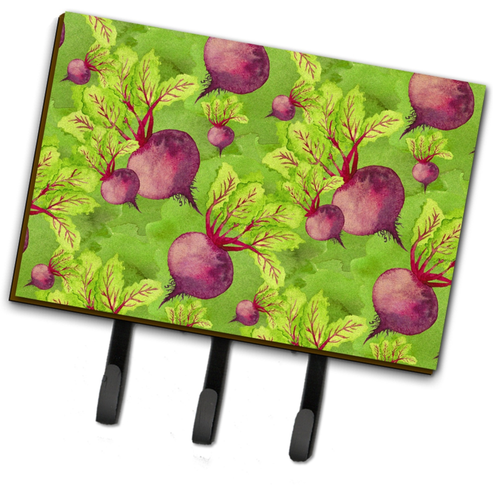 &quotCaroline's Treasures Watercolor Radishes Wall Hook, Triple, Multicolor"