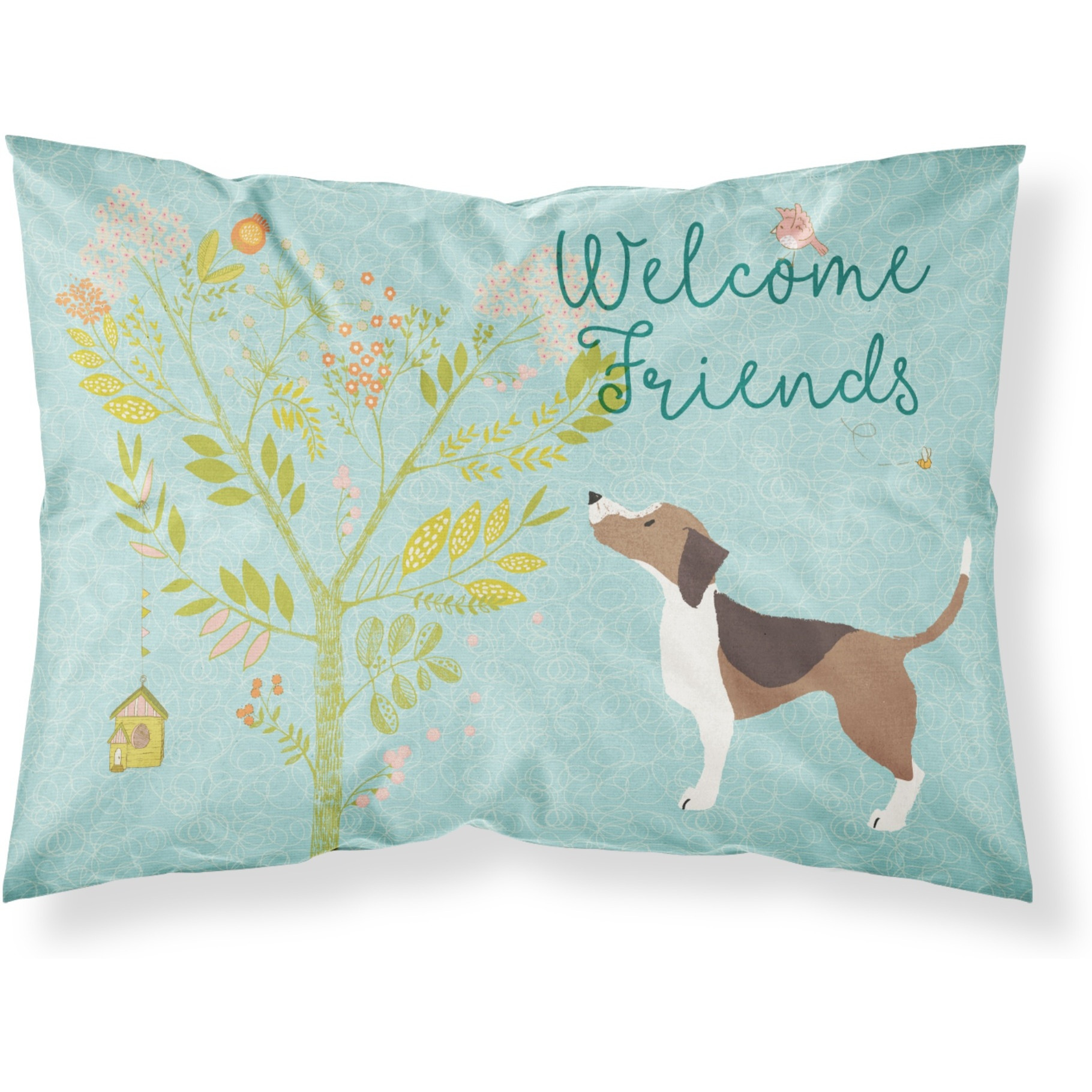 &quotCaroline's Treasures Welcome Friends Beagle Pillowcase, Standard"