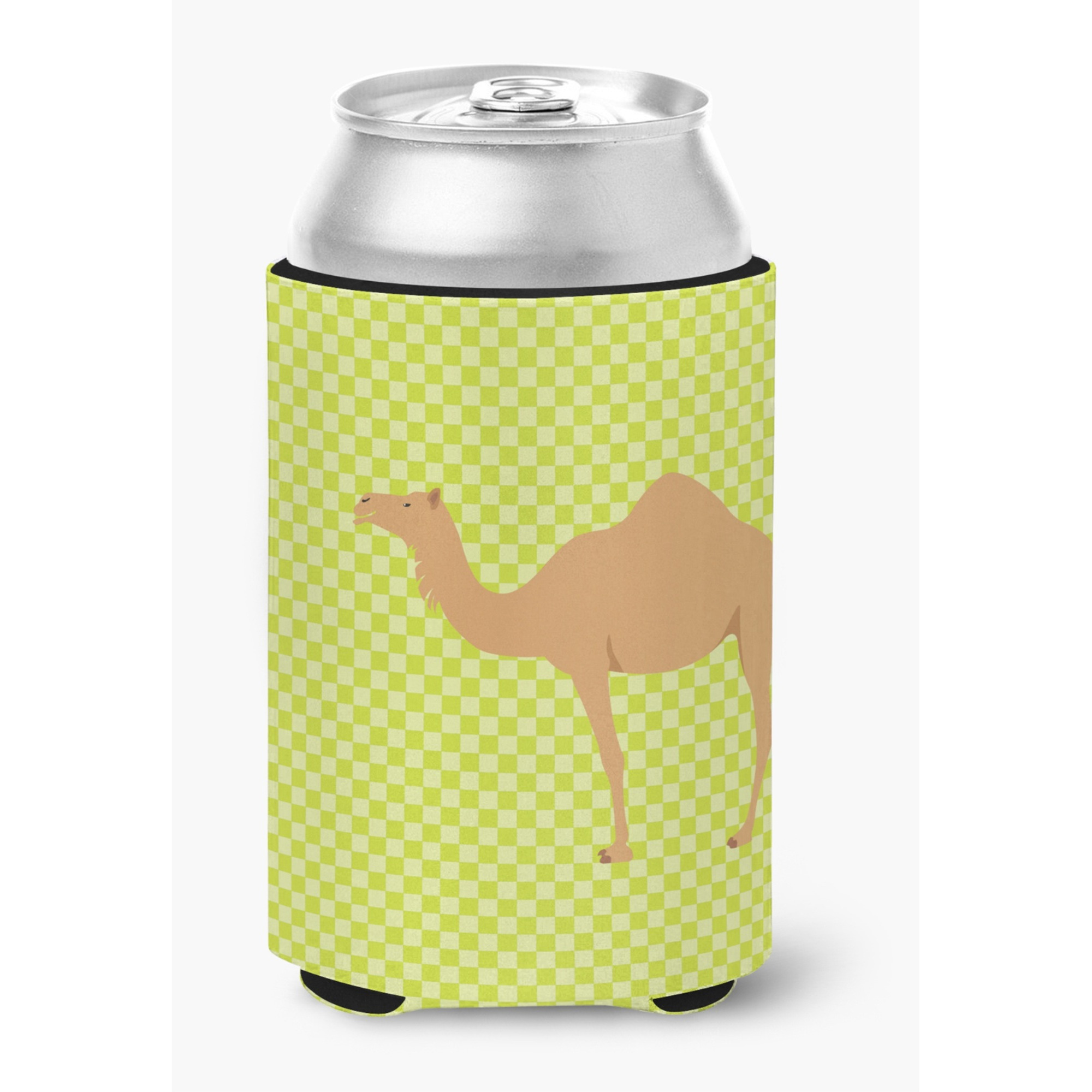 &quotCaroline's Treasures Arabian Camel Dromedary Green Decorative Can Hugger, Multicolor"