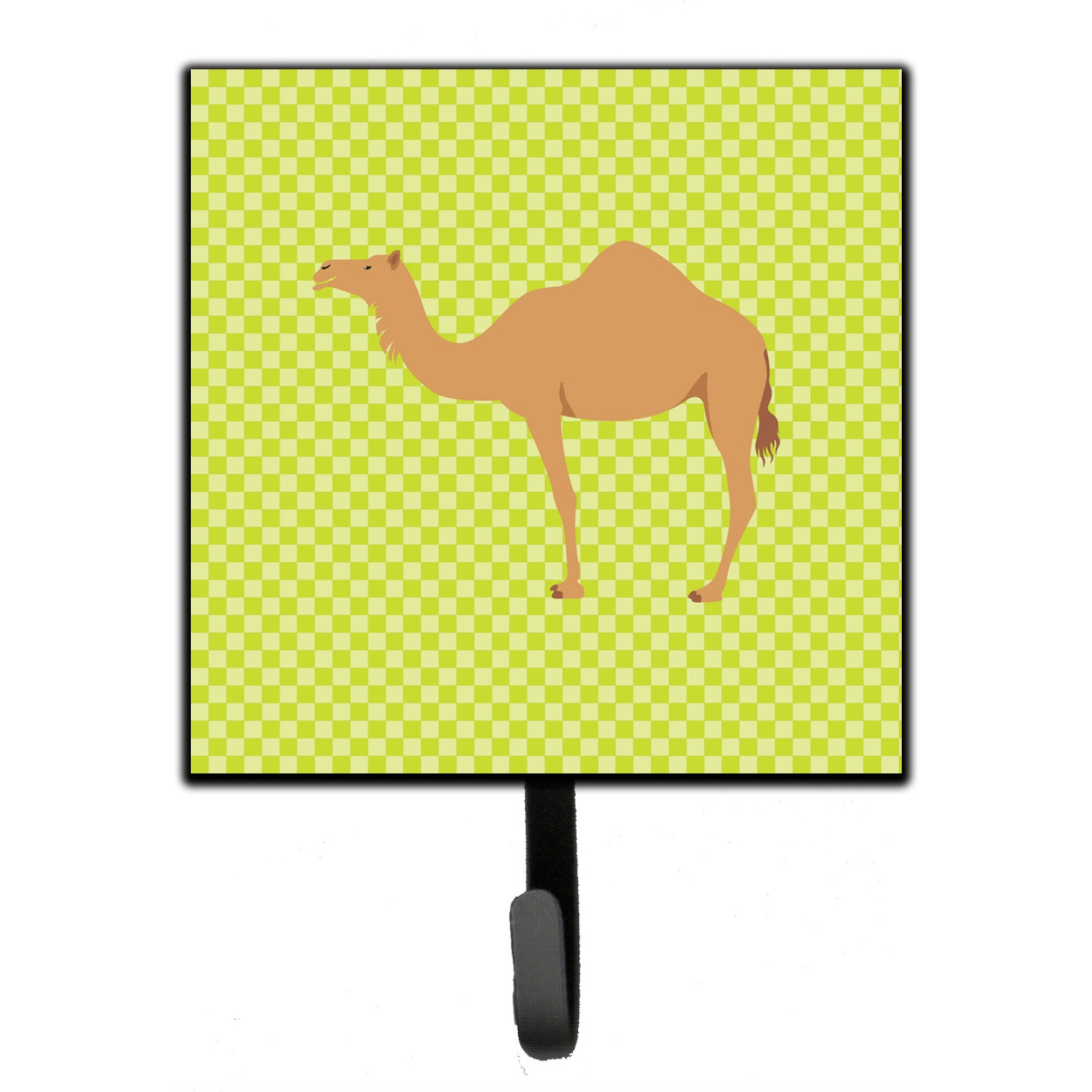 &quotCaroline's Treasures Arabian Camel Dromedary Green Wall Hook, Small, Multicolor"