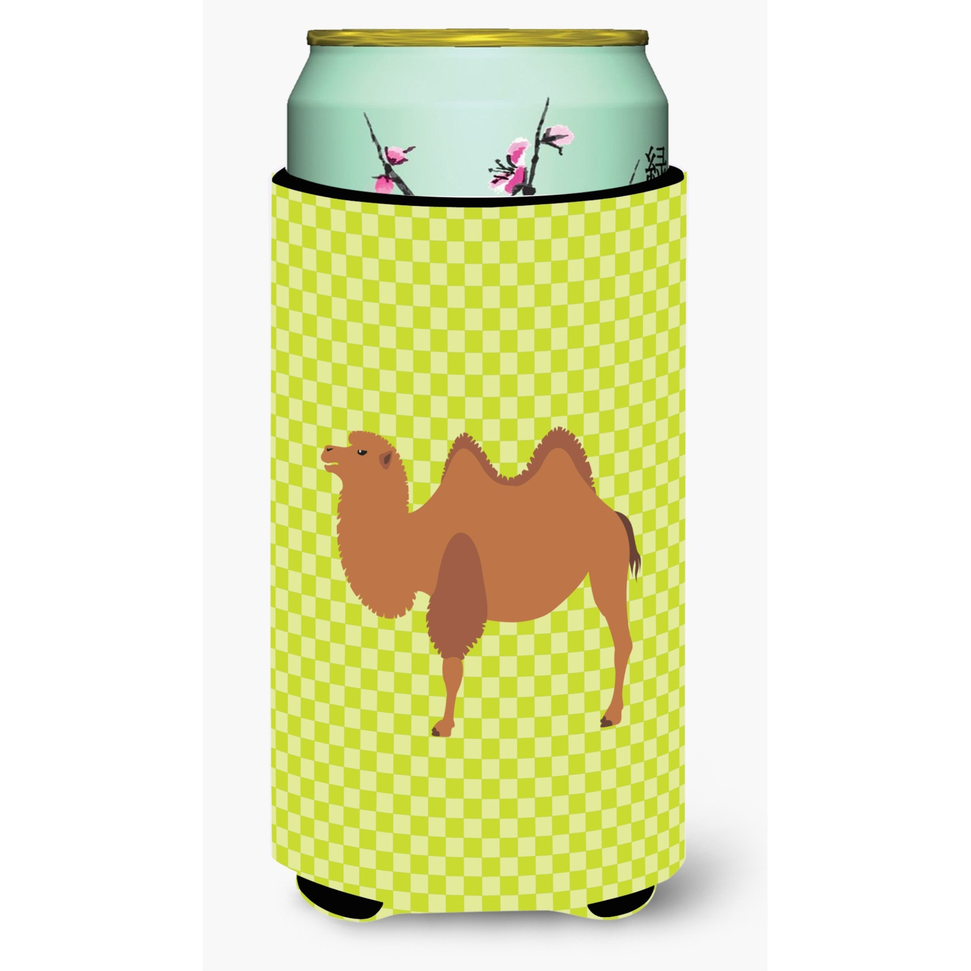 &quotCaroline's Treasures Bactrian Camel Green Decorative Can Hugger, Tall Boy, Multicolor&quot
