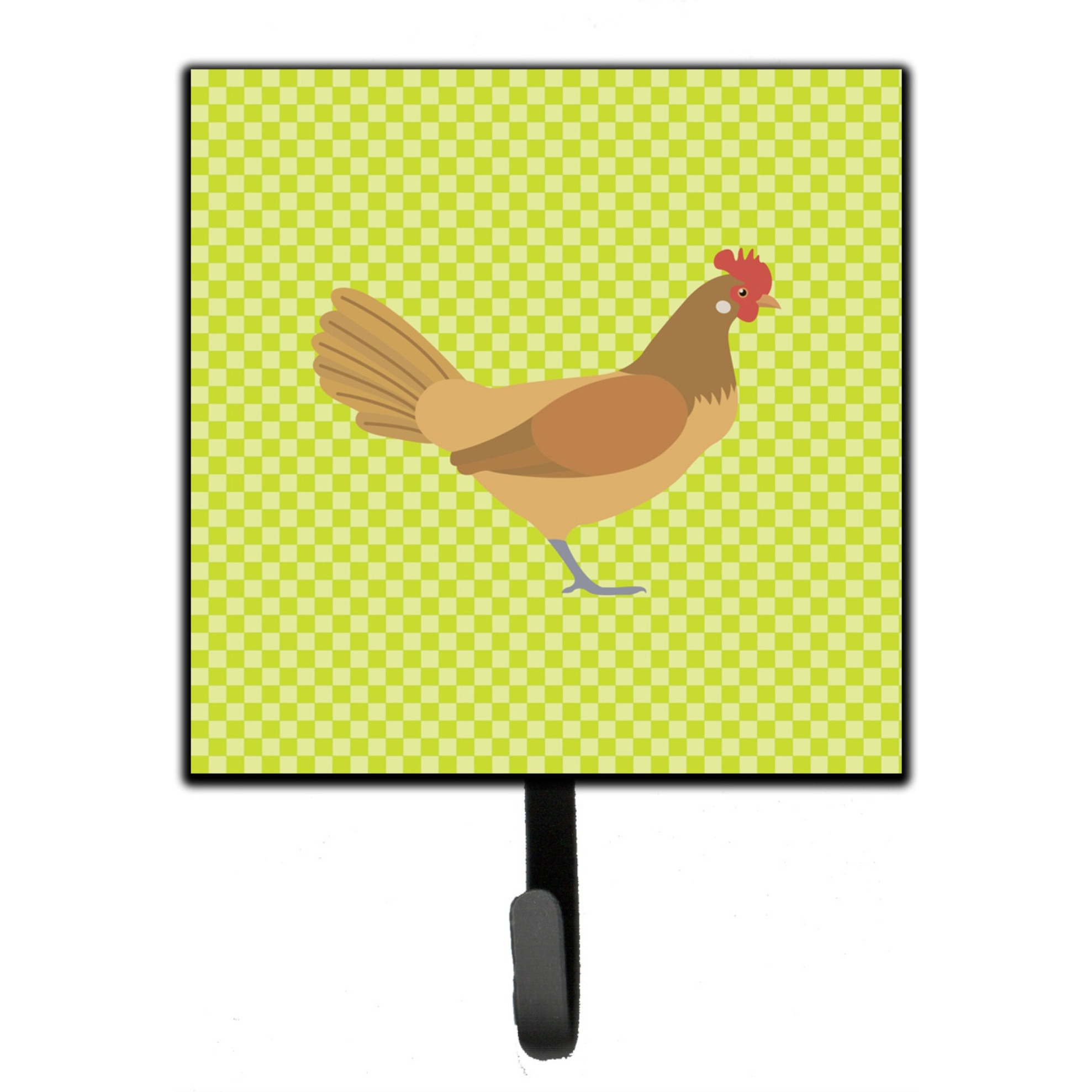 &quotCaroline's Treasures Frisian Friesian Chicken Green Wall Hook, Small, Multicolor"