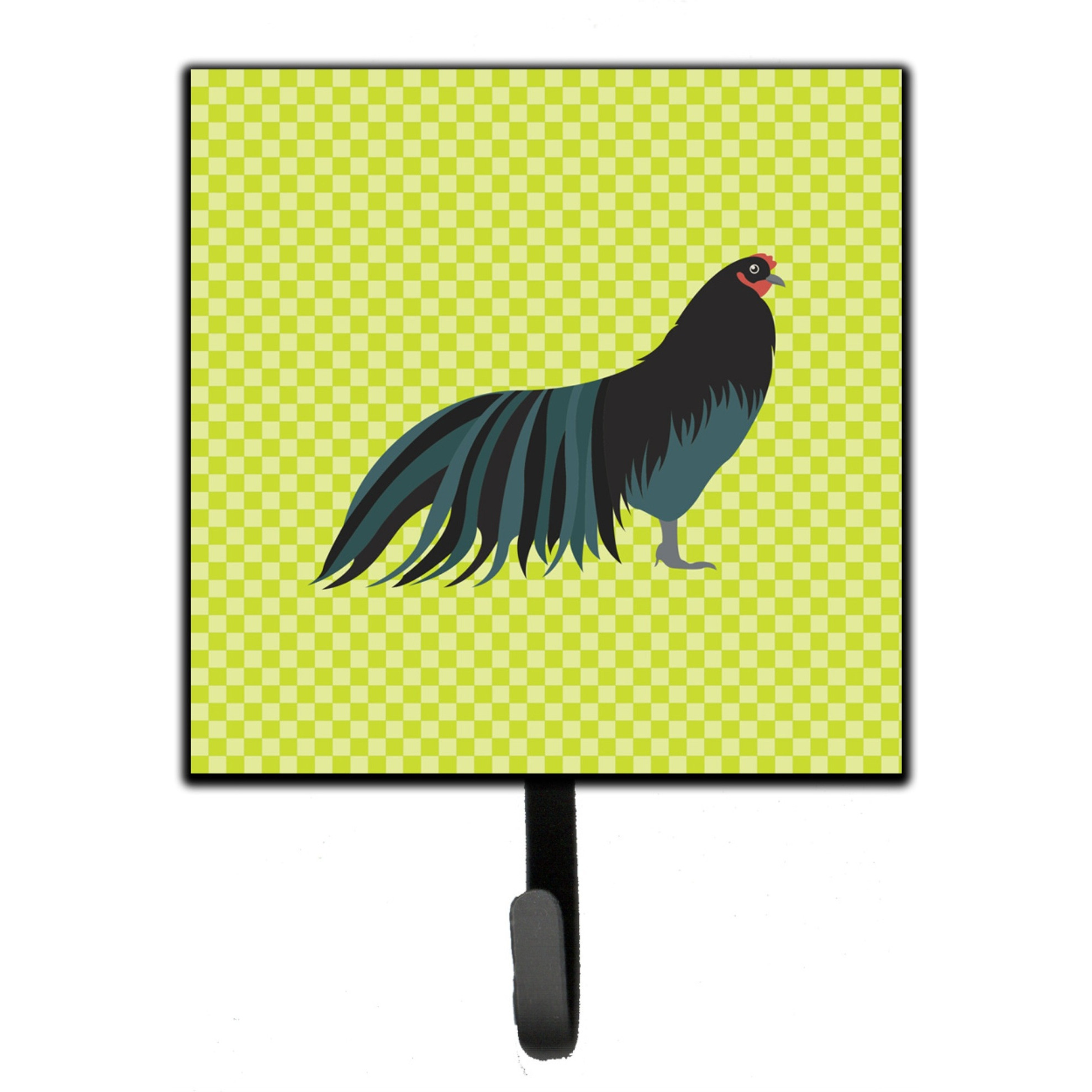 &quotCaroline's Treasures Sumatra Chicken Green Wall Hook, Small, Multicolor"