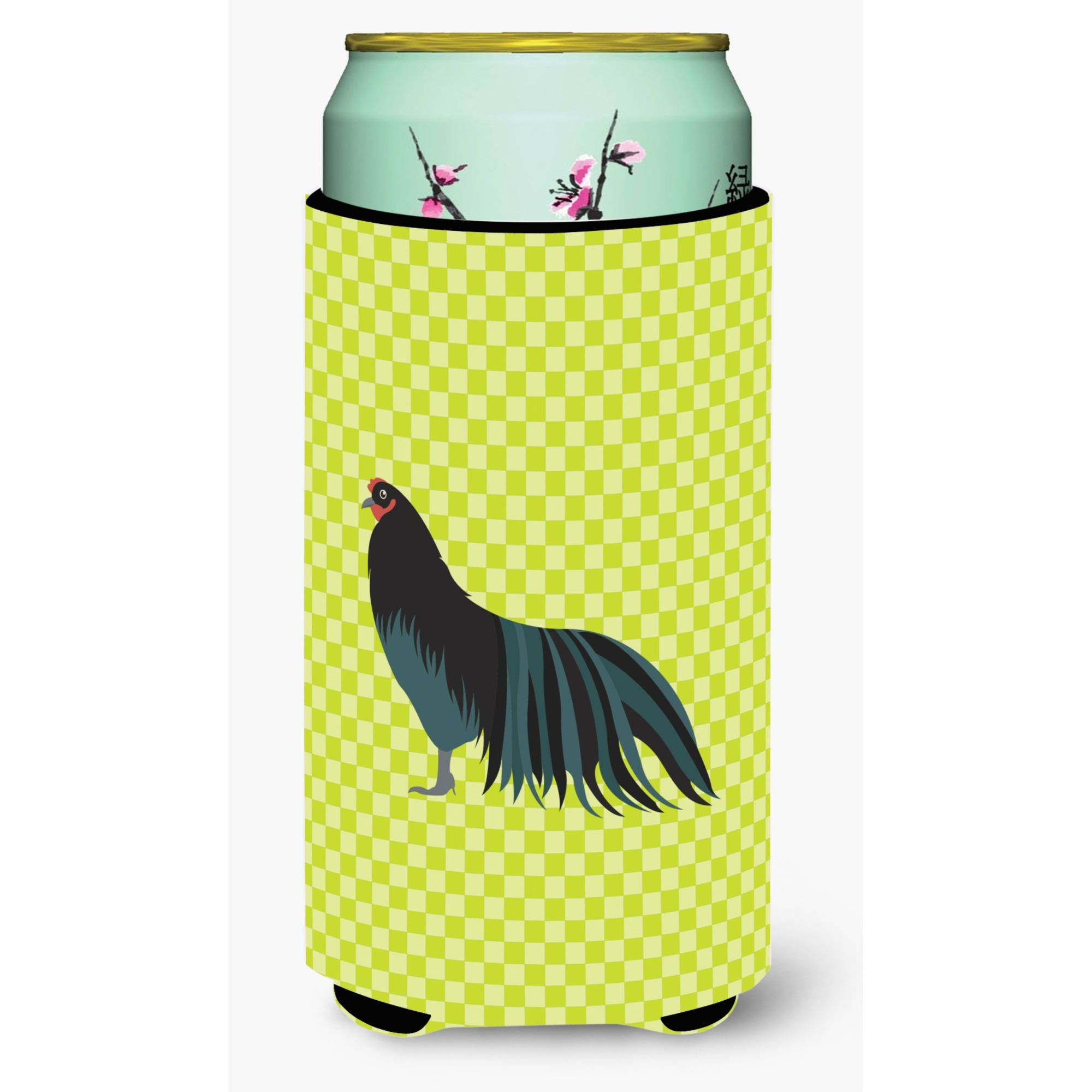&quotCaroline's Treasures Sumatra Chicken Green Decorative Can Hugger, Tall Boy, Multicolor"