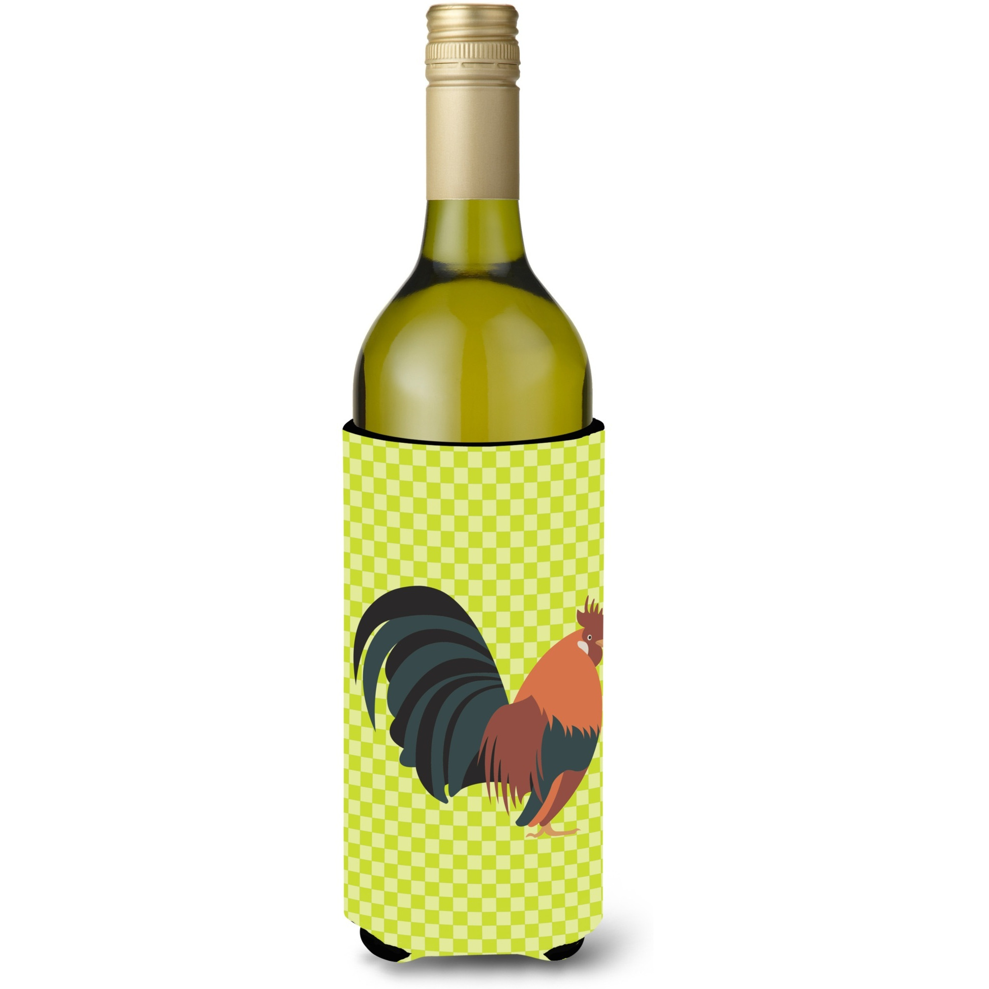 &quotCaroline's Treasures Dutch Bantam Chicken Green Decorative Bottle Hugger, 750 ml, Multicolor"