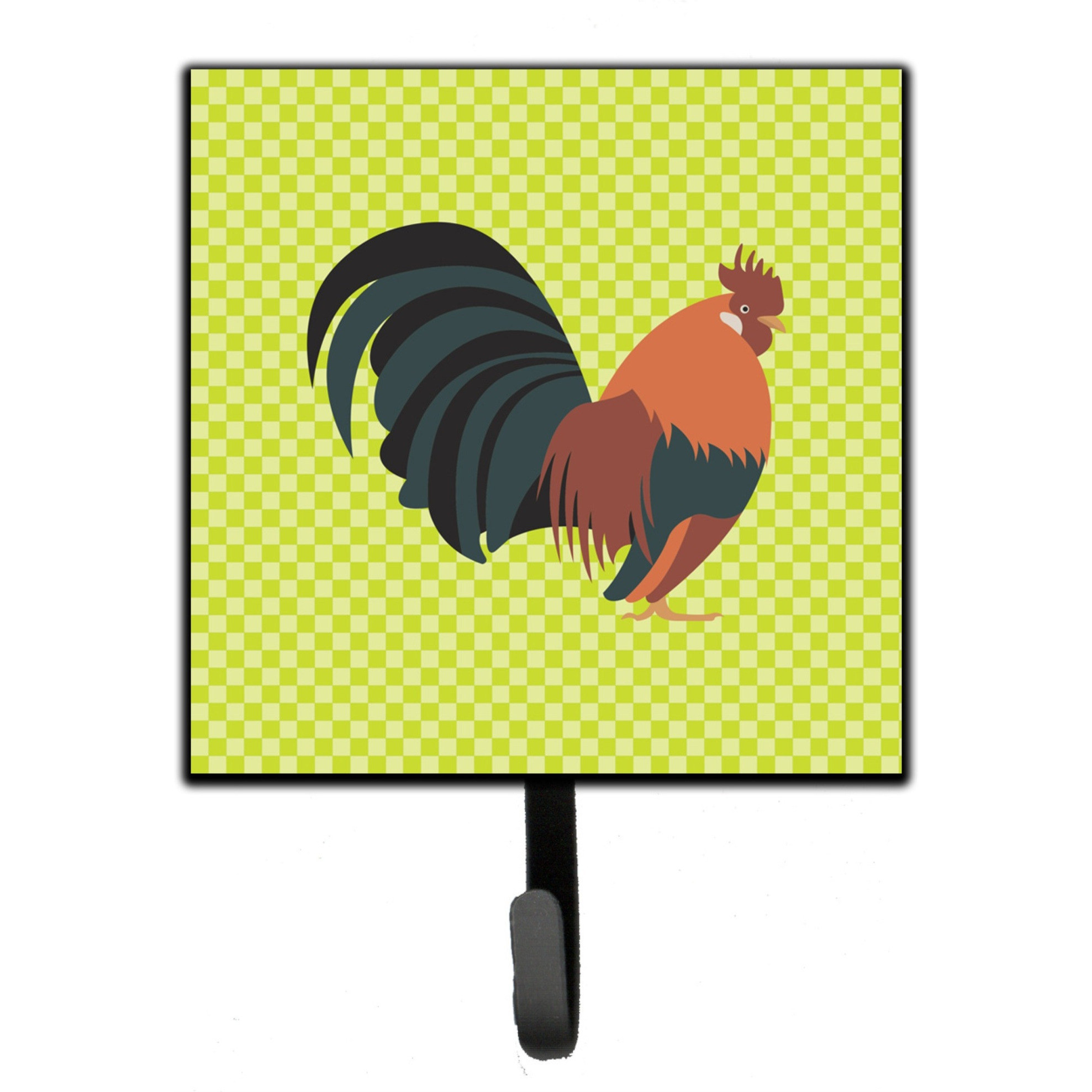 &quotCaroline's Treasures Dutch Bantam Chicken Green Wall Hook, Small, Multicolor"