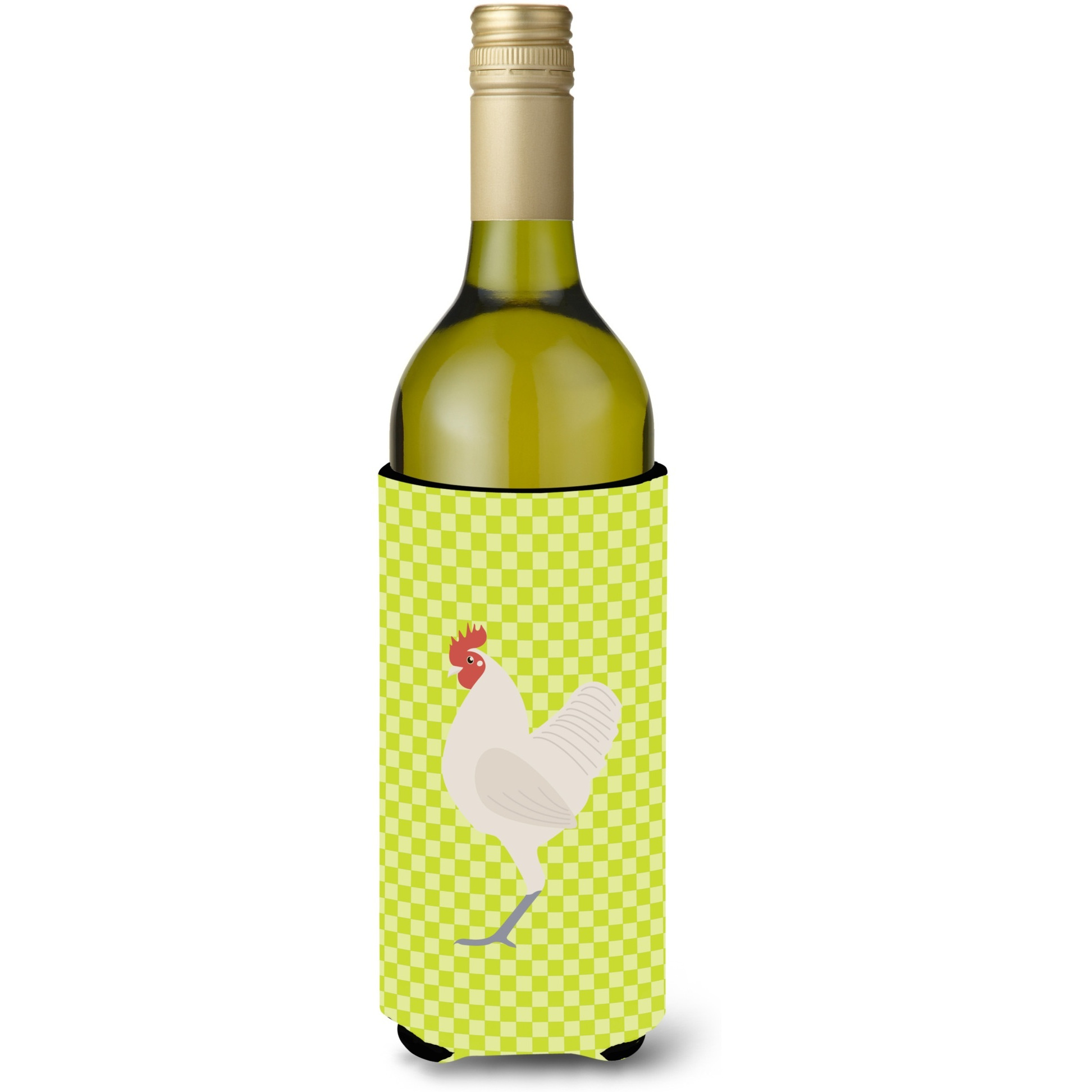 &quotCaroline's Treasures German Langshan Chicken Green Decorative Bottle Hugger, 750 ml, Multicolor"