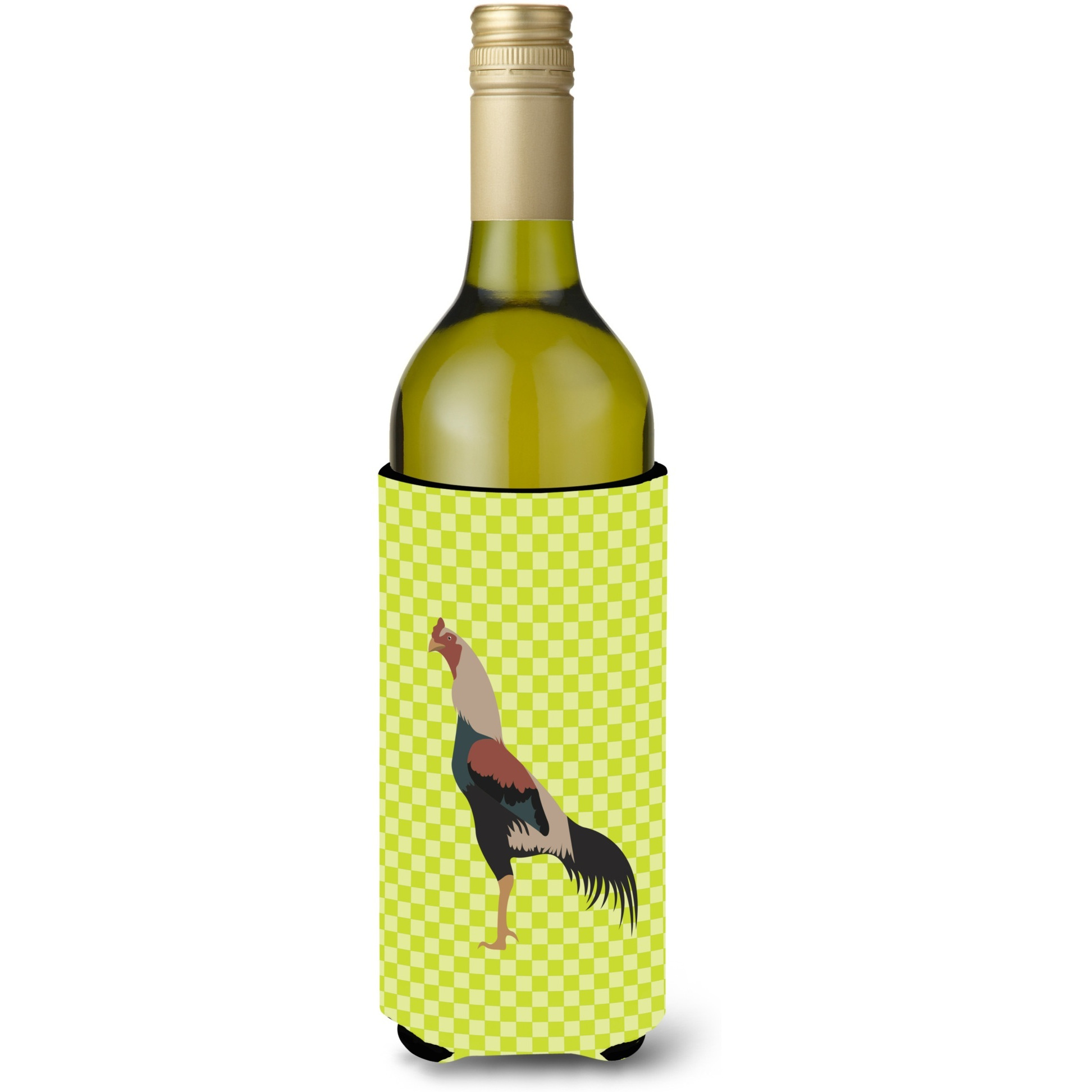 &quotCaroline's Treasures Kulang Chicken Green Decorative Bottle Hugger, 750 ml, Multicolor"