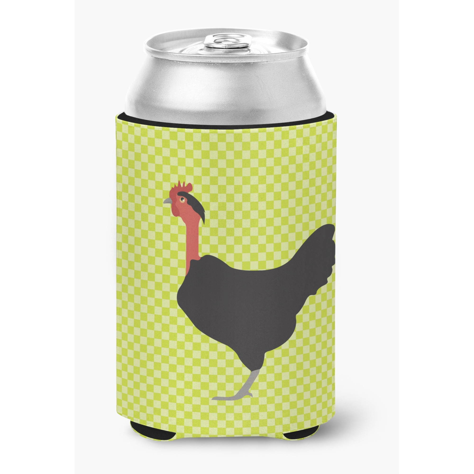 &quotCaroline's Treasures Naked Neck Chicken Green Decorative Can Hugger, Multicolor"
