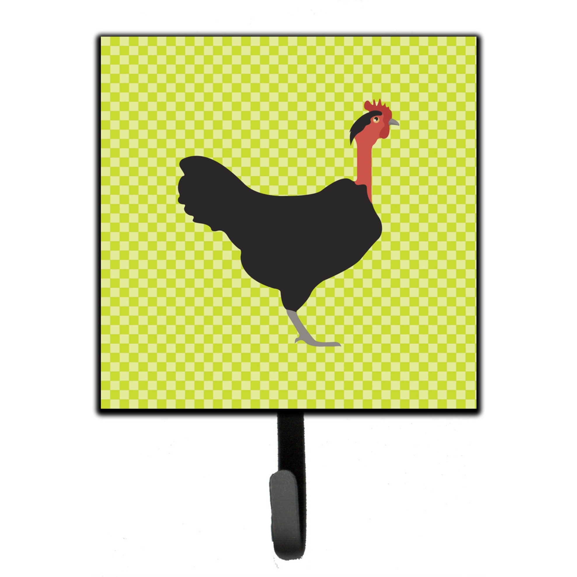 &quotCaroline's Treasures Naked Neck Chicken Green Wall Hook, Small, Multicolor"