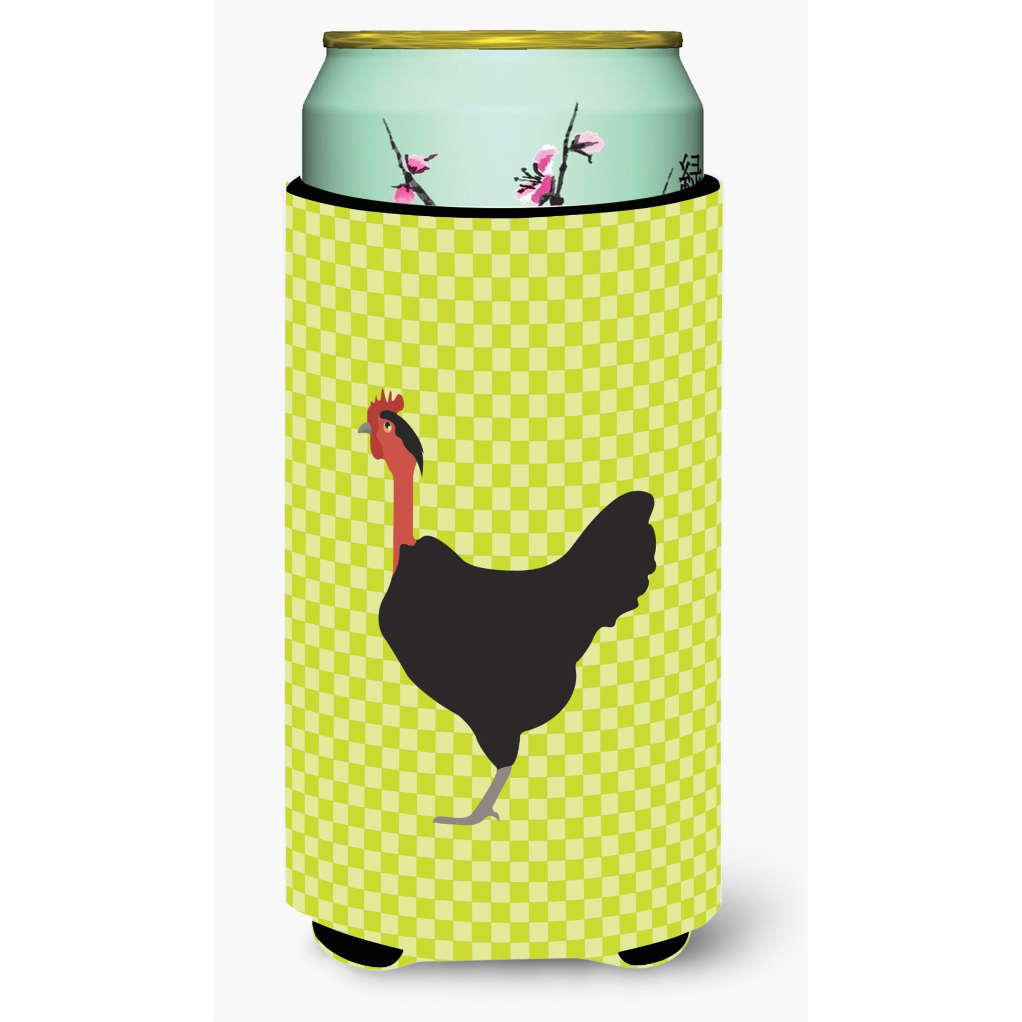 &quotCaroline's Treasures Naked Neck Chicken Green Decorative Can Hugger, Tall Boy, Multicolor"