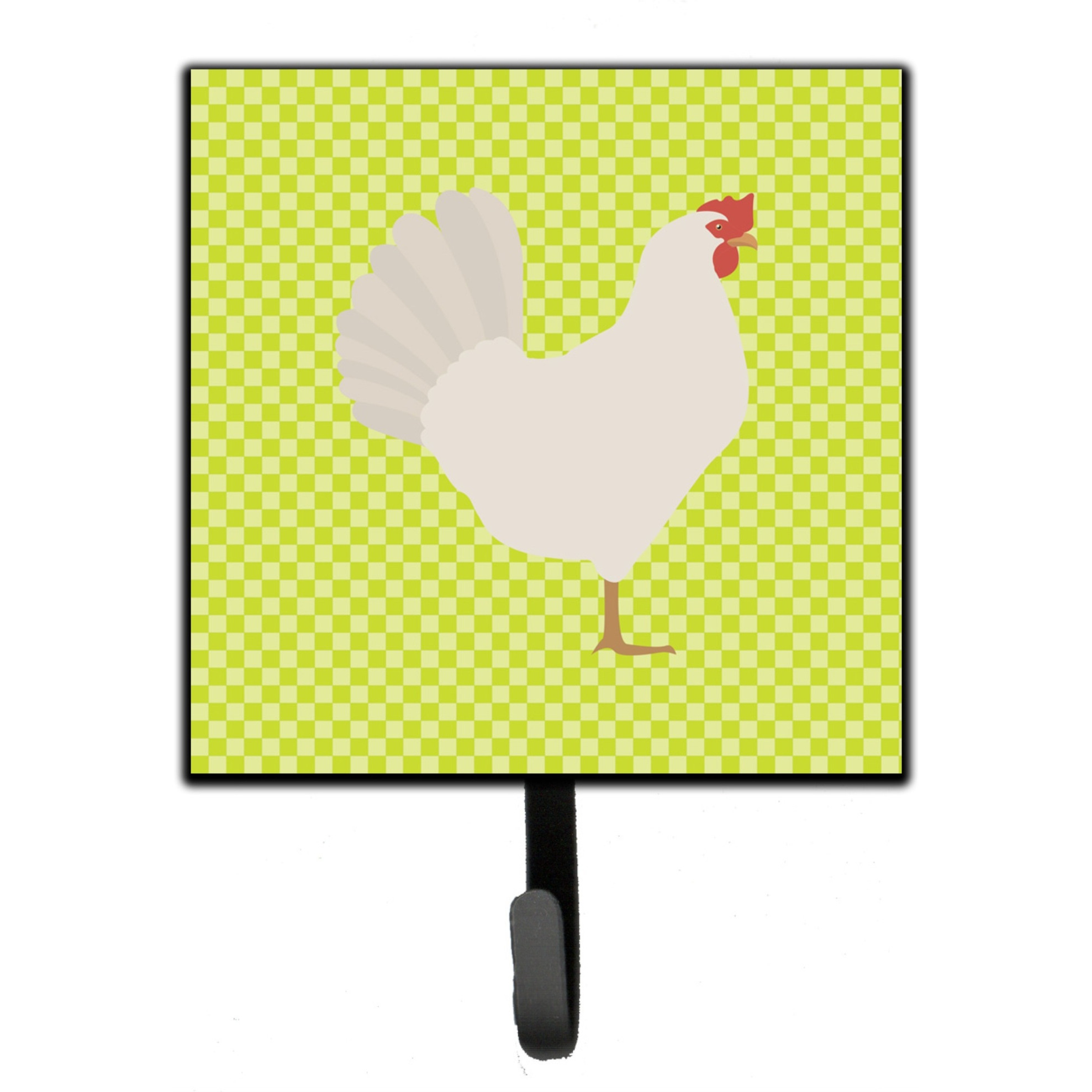 &quotCaroline's Treasures Leghorn Chicken Green Wall Hook, Small, Multicolor"