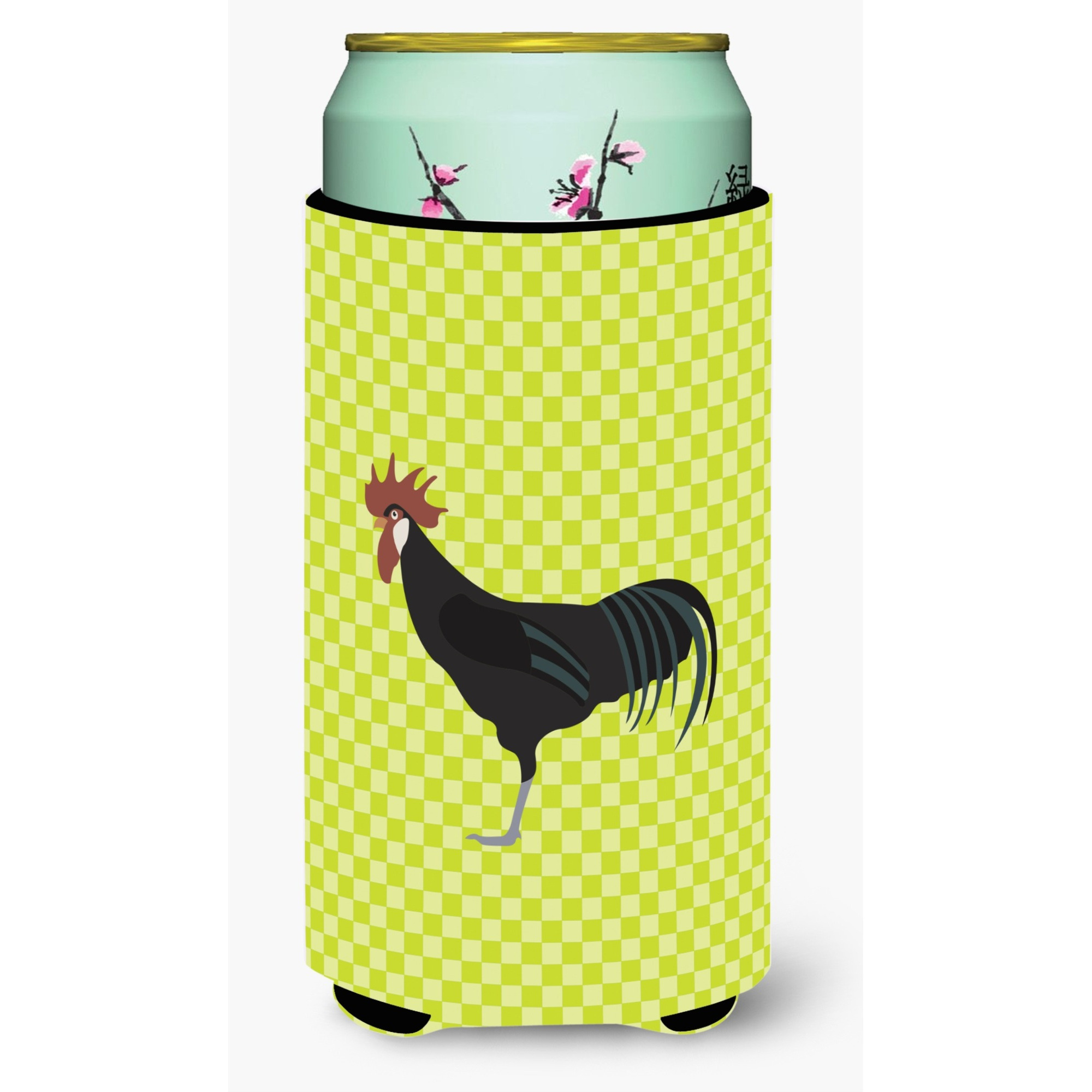&quotCaroline's Treasures Minorca Ctalalan Chicken Green Decorative Can Hugger, Tall Boy, Multicolor"