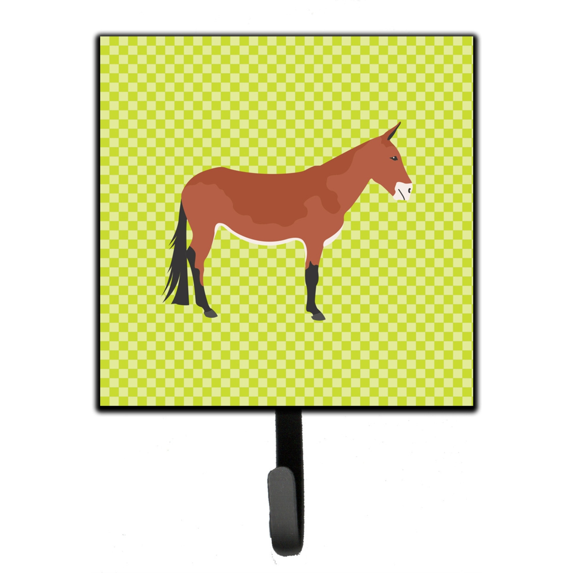 &quotCaroline's Treasures Mule Green Wall Hook, Small, Multicolor"