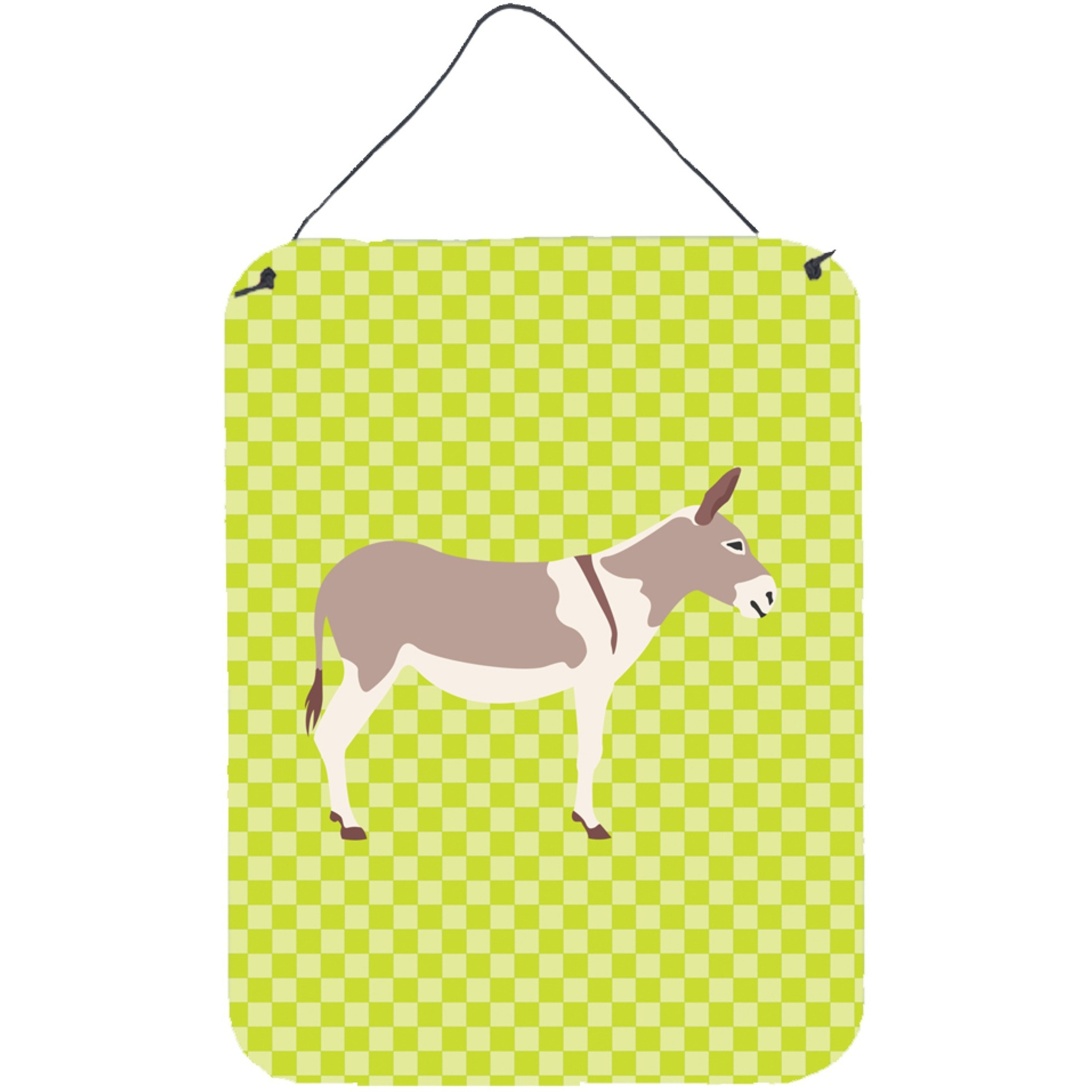 &quotCaroline's Treasures Australian Teamster Donkey Green Metal Print, 16hx12w, Multicolor"