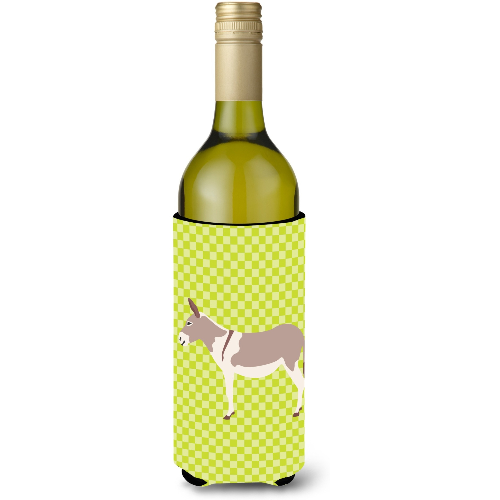 &quotCaroline's Treasures Australian Teamster Donkey Green Decorative Bottle Hugger, 750 ml, Multicolor"