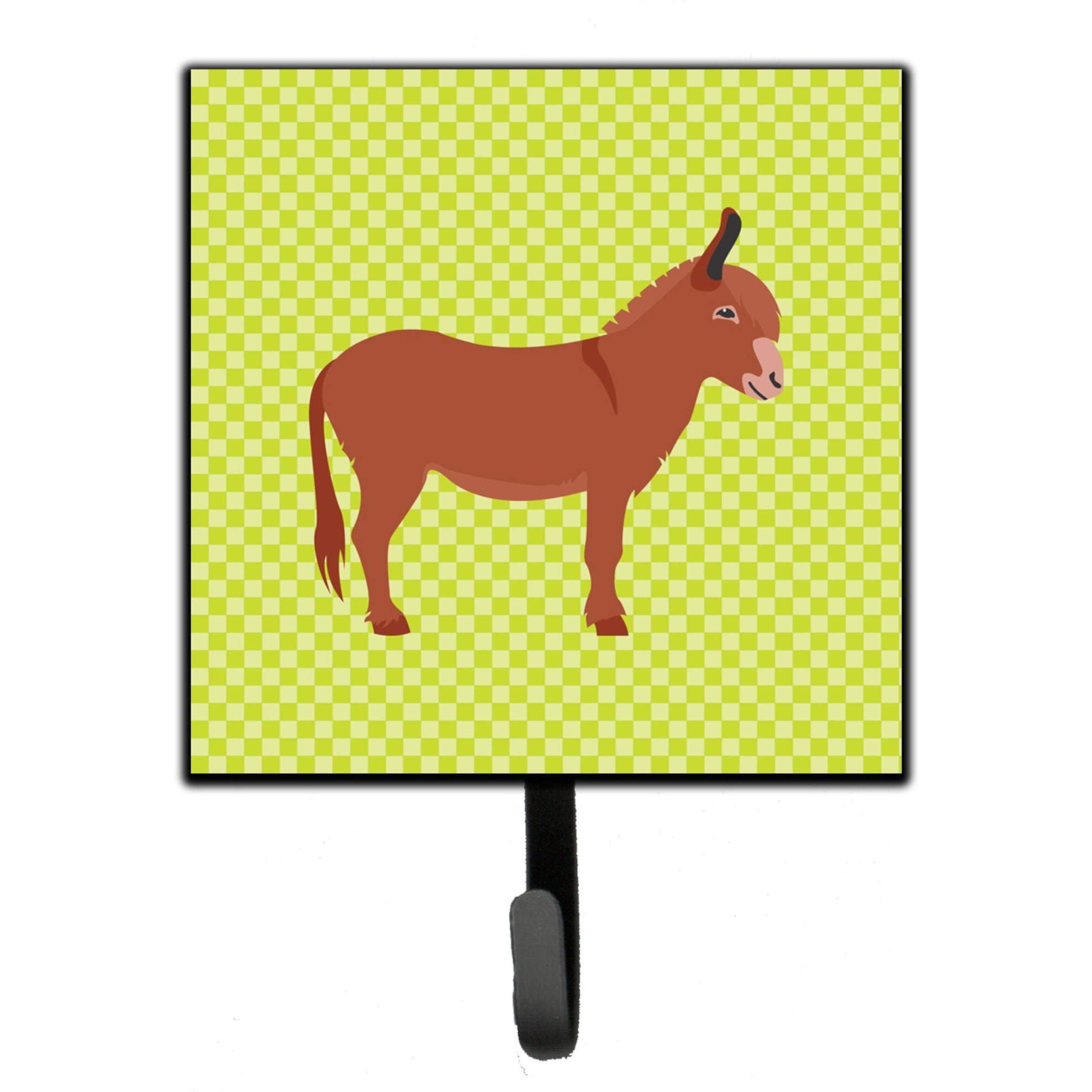 &quotCaroline's Treasures Irish Donkey Green Wall Hook, Small, Multicolor"
