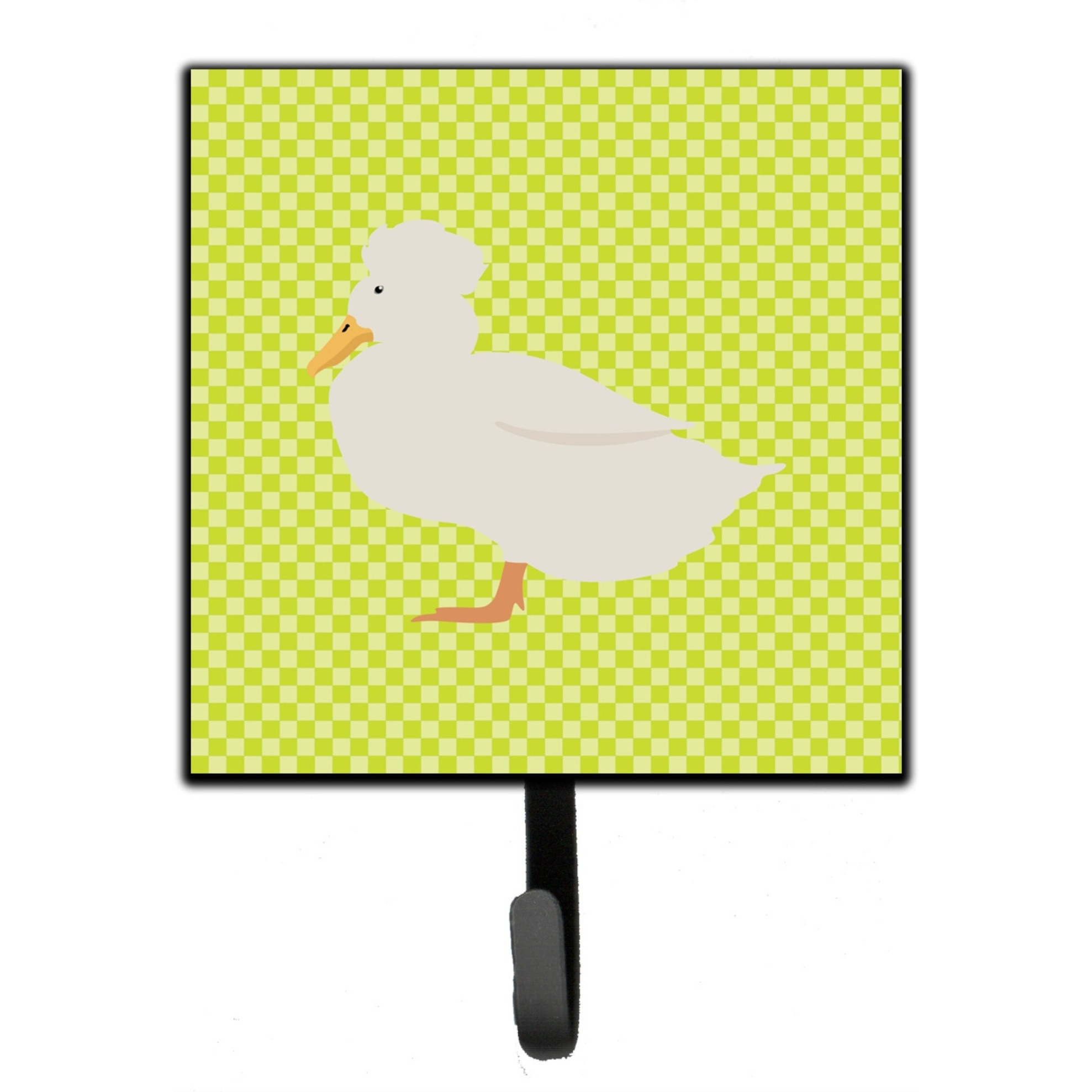 &quotCaroline's Treasures Crested Duck Green Wall Hook, Small, Multicolor"