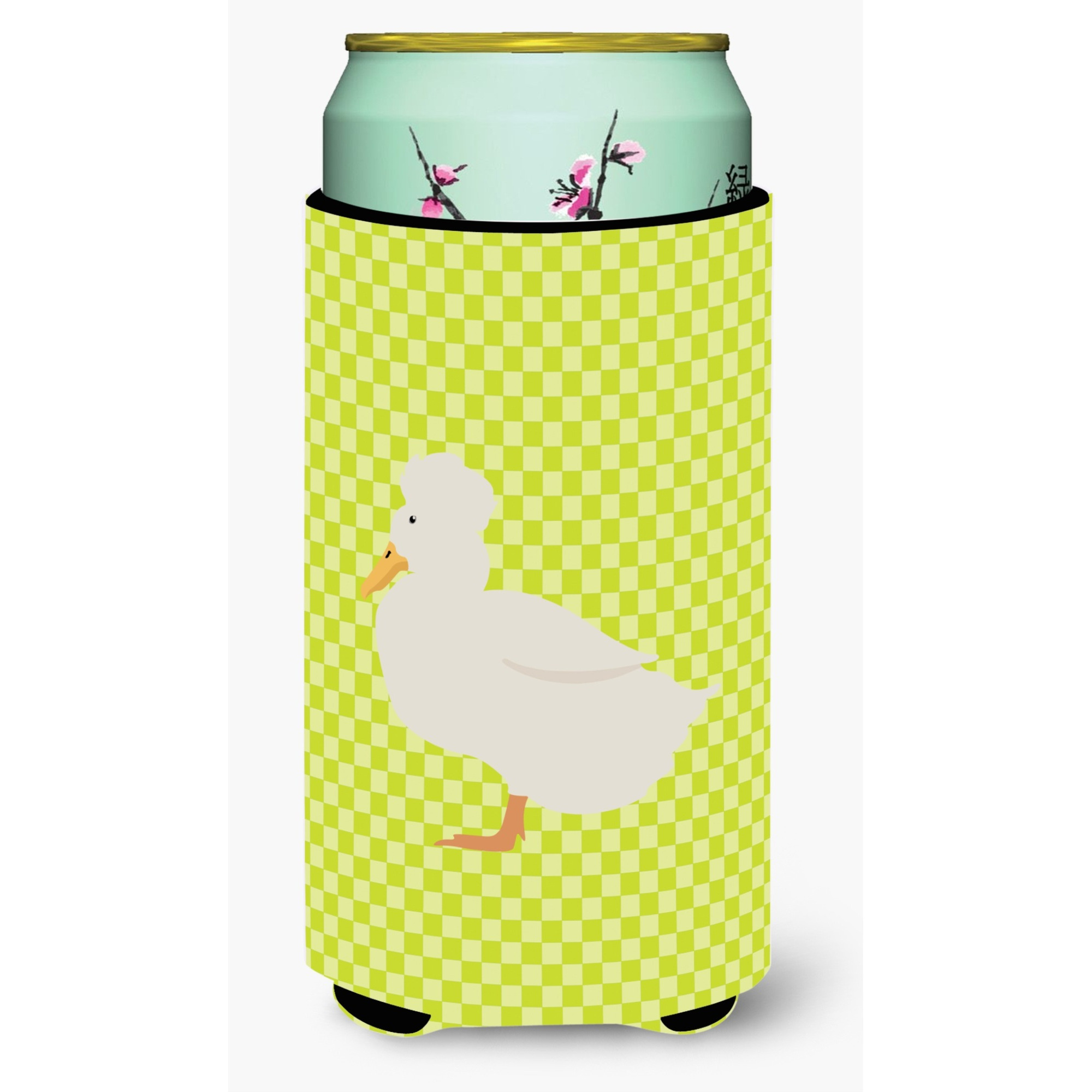 &quotCaroline's Treasures Crested Duck Green Decorative Can Hugger, Tall Boy, Multicolor"