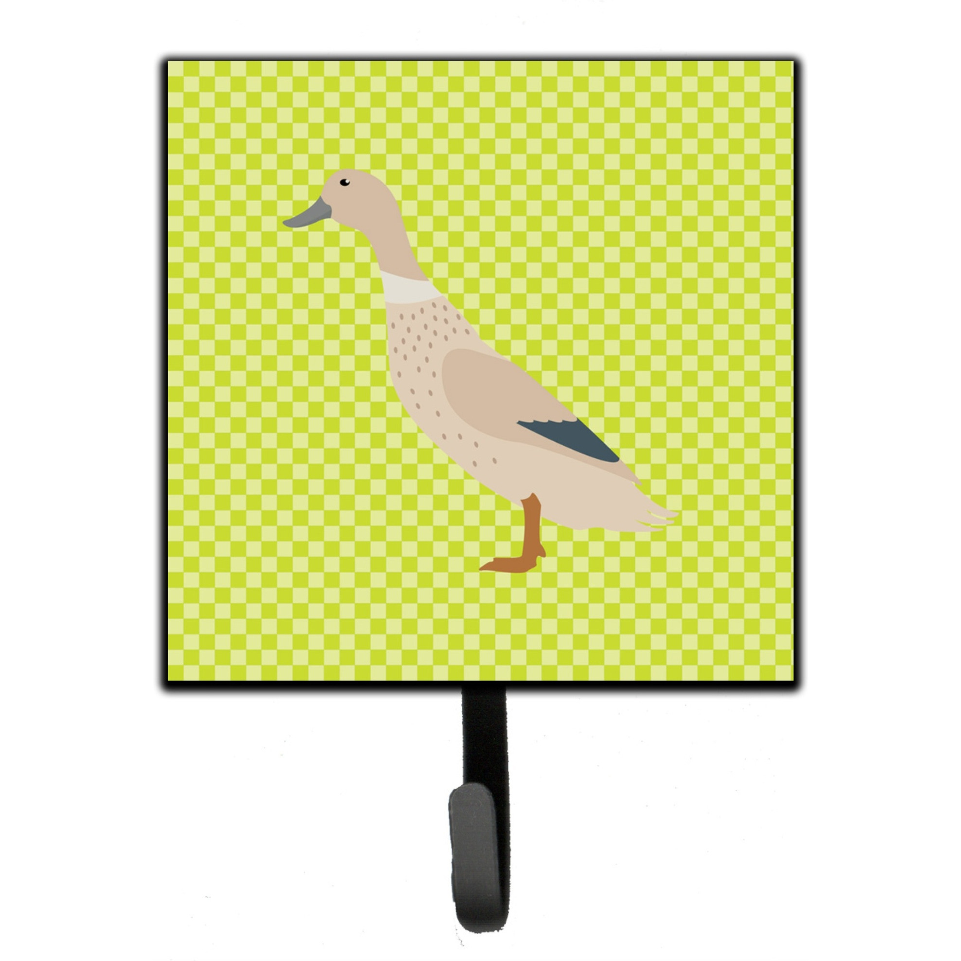 &quotCaroline's Treasures West Harlequin Duck Green Wall Hook, Small, Multicolor"