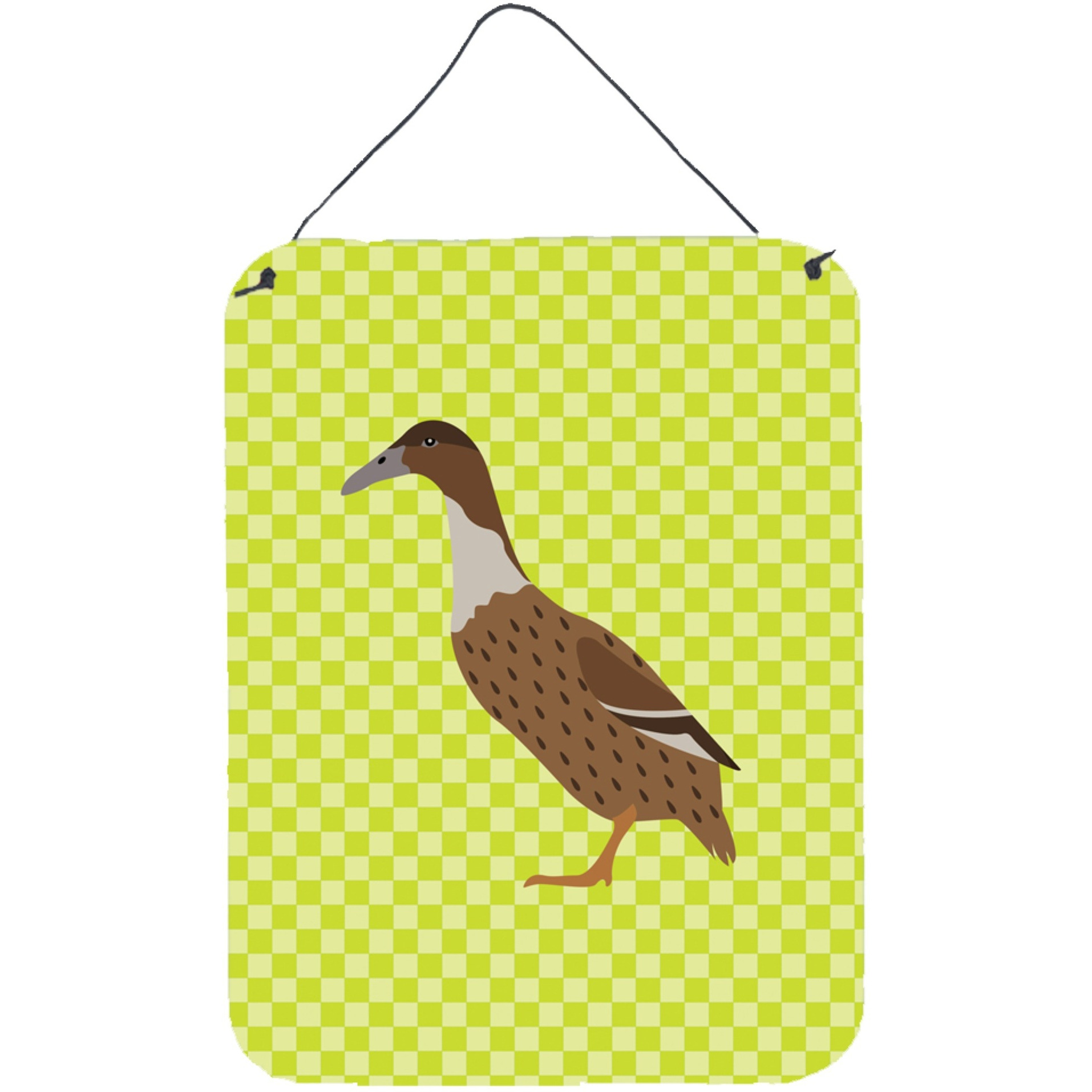 &quotCaroline's Treasures Dutch Hook Bill Duck Green Metal Print, 16hx12w, Multicolor"