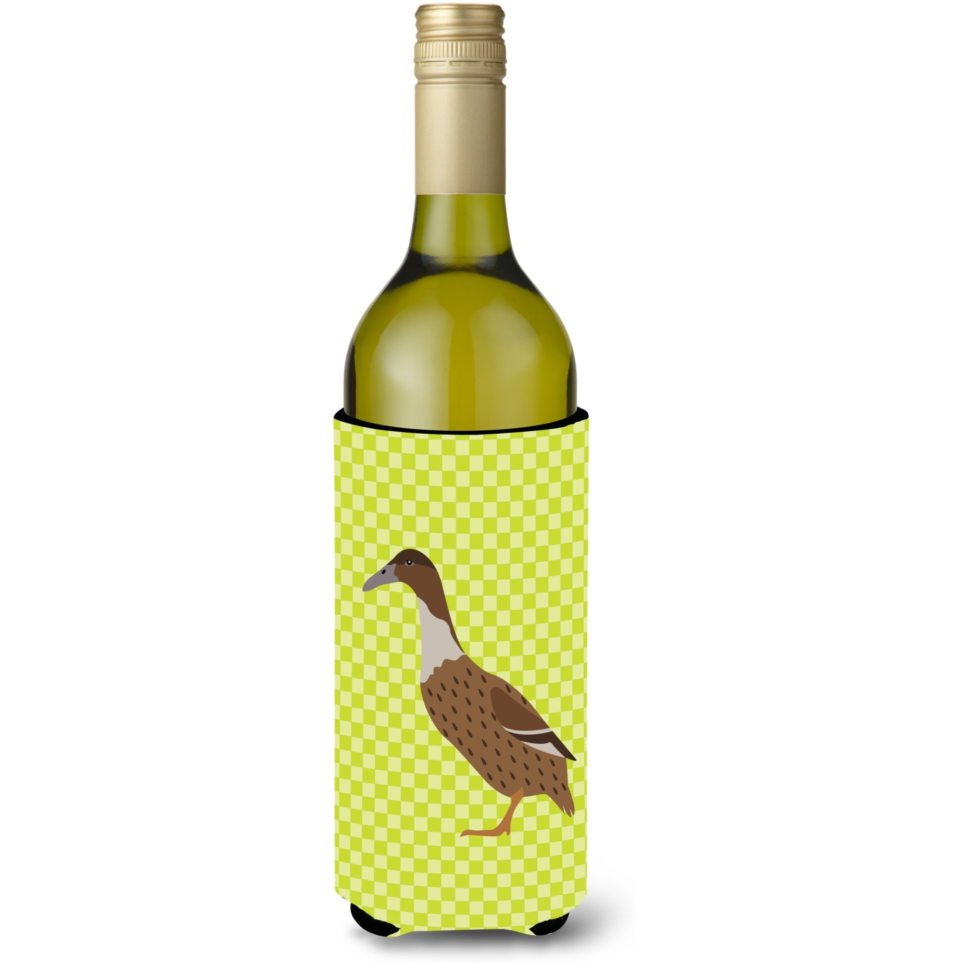 &quotCaroline's Treasures Dutch Hook Bill Duck Green Decorative Bottle Hugger, 750 ml, Multicolor"