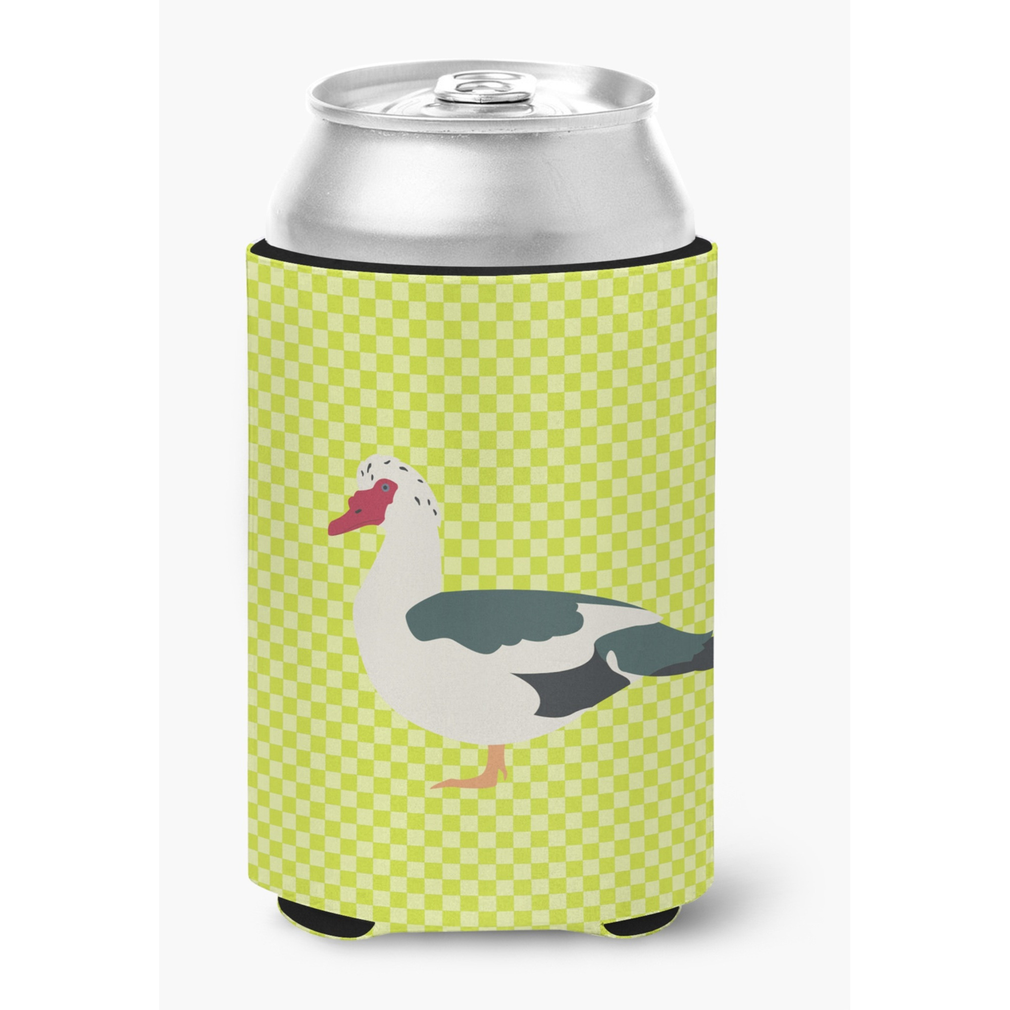 &quotCaroline's Treasures Muscovy Duck Green Decorative Can Hugger, Multicolor"