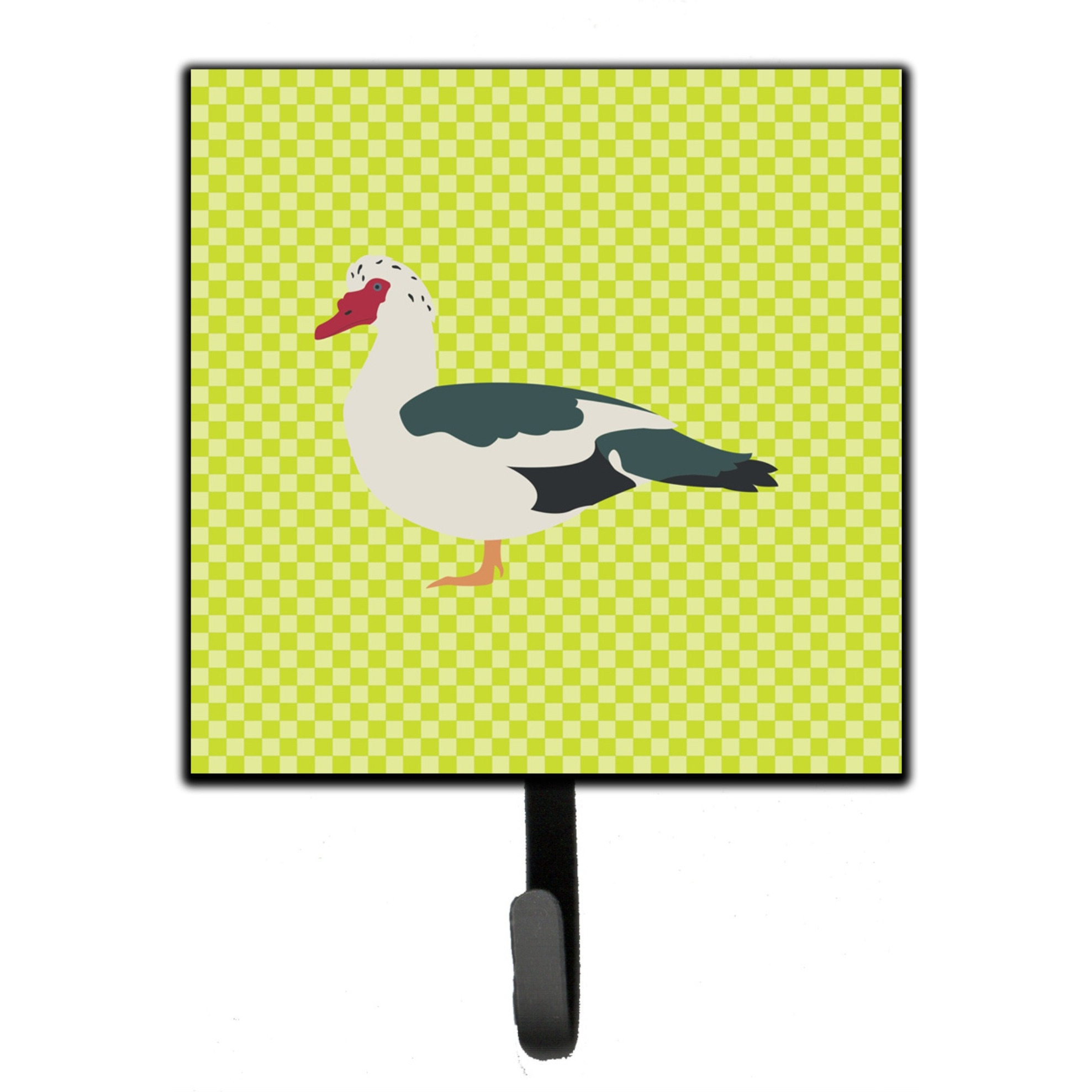 &quotCaroline's Treasures Muscovy Duck Green Wall Hook, Small, Multicolor"