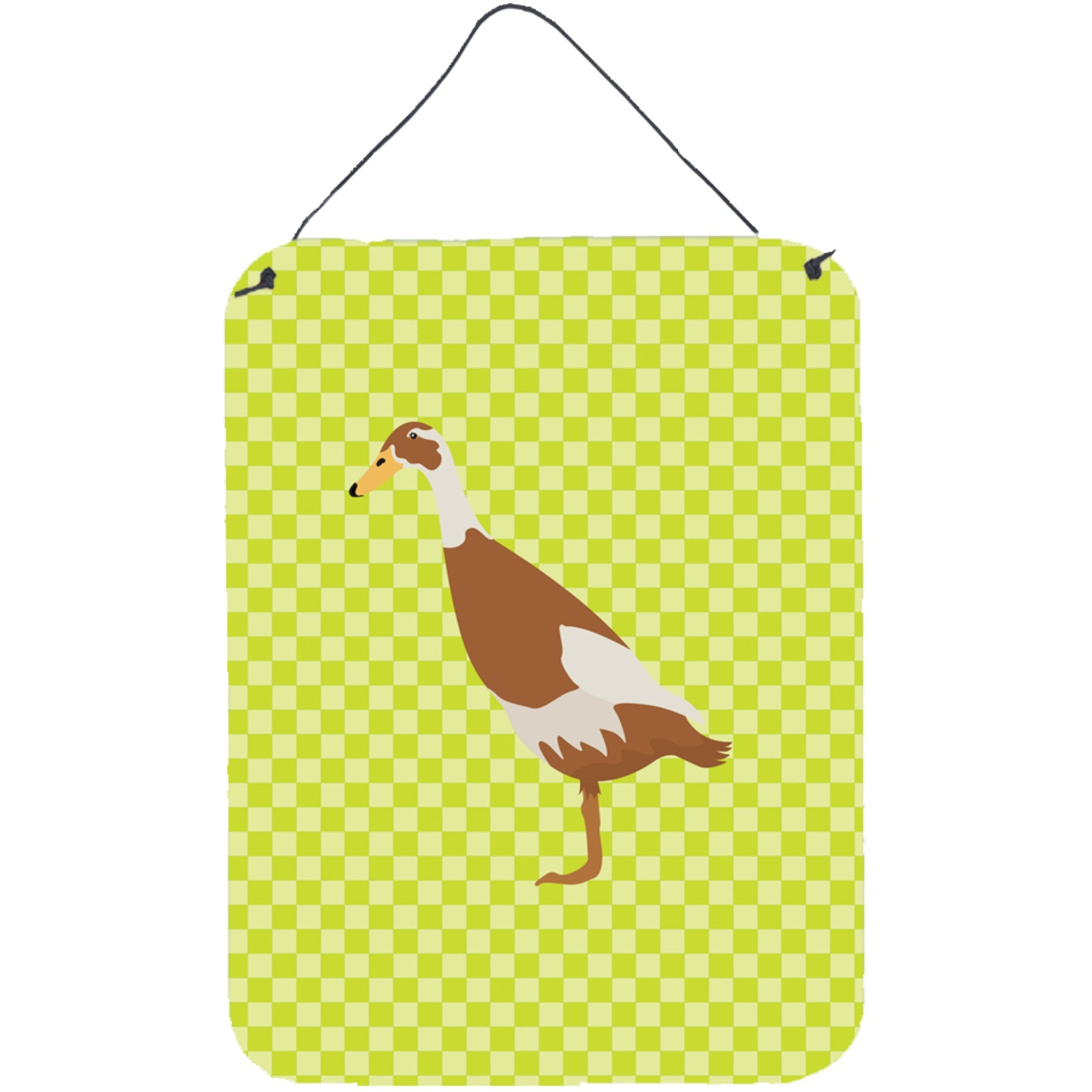 &quotCaroline's Treasures Indian Runner Duck Green Metal Print, 16hx12w, Multicolor"