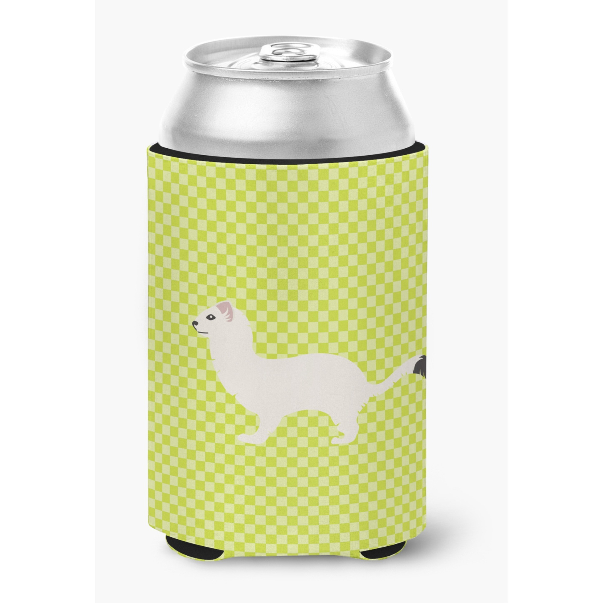 &quotCaroline's Treasures Stoat Short-tailed Weasel Green Decorative Can Hugger, Multicolor"