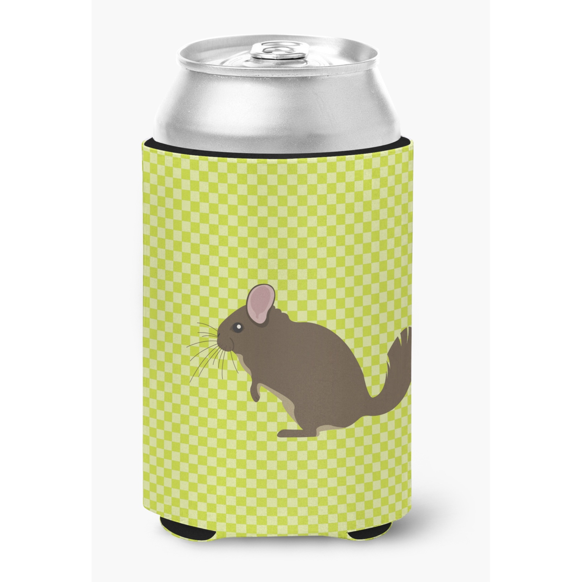 &quotCaroline's Treasures Chinchilla Green Decorative Can Hugger, Multicolor"
