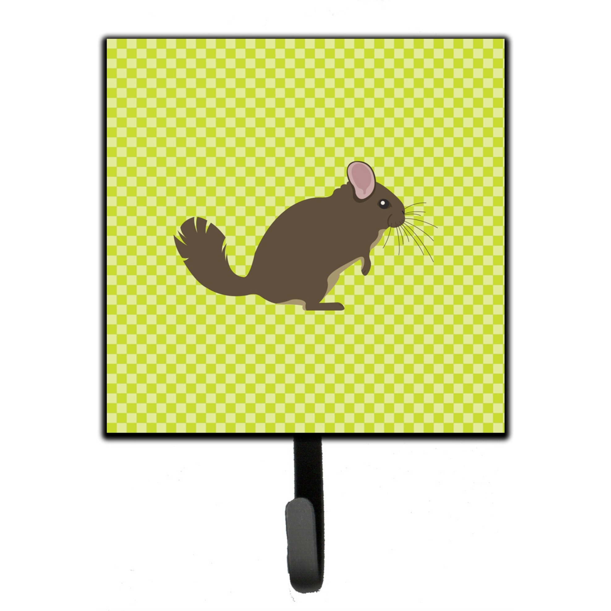 &quotCaroline's Treasures Chinchilla Green Wall Hook, Small, Multicolor"