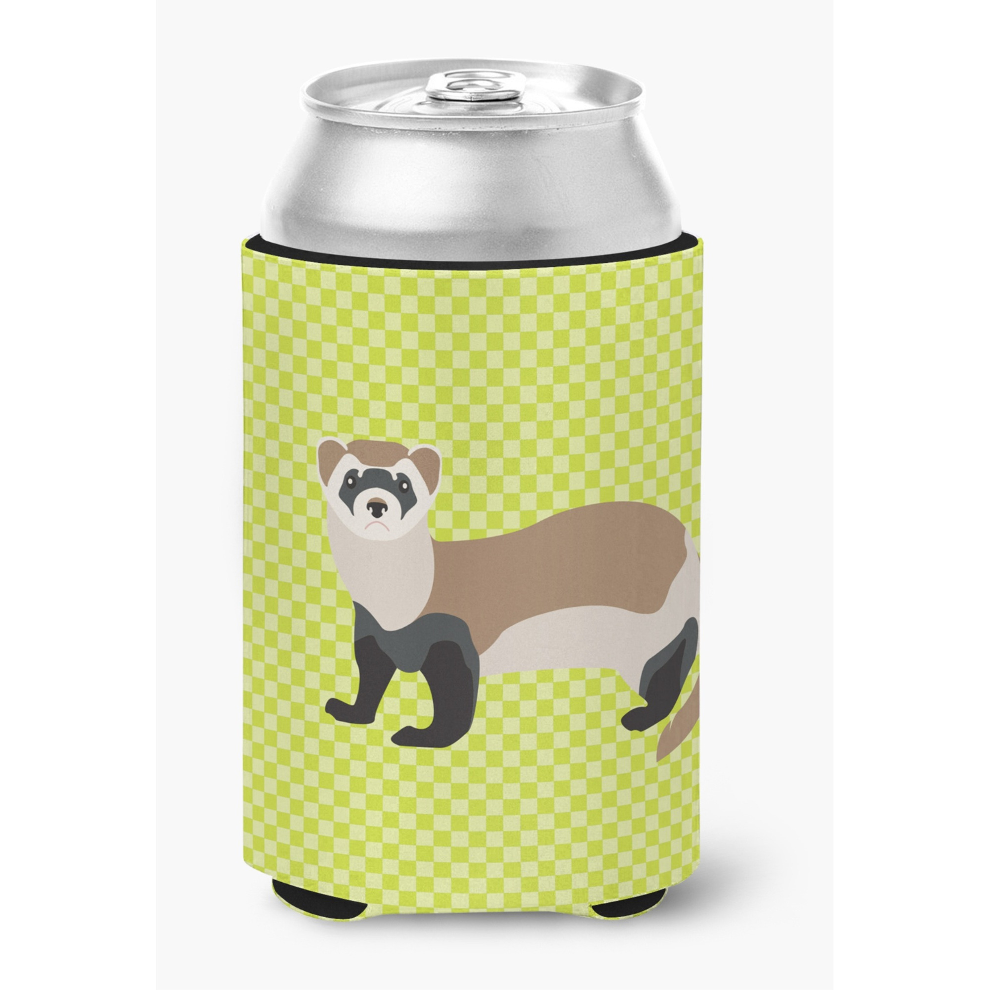&quotCaroline's Treasures Ferret Green Decorative Can Hugger, Multicolor"