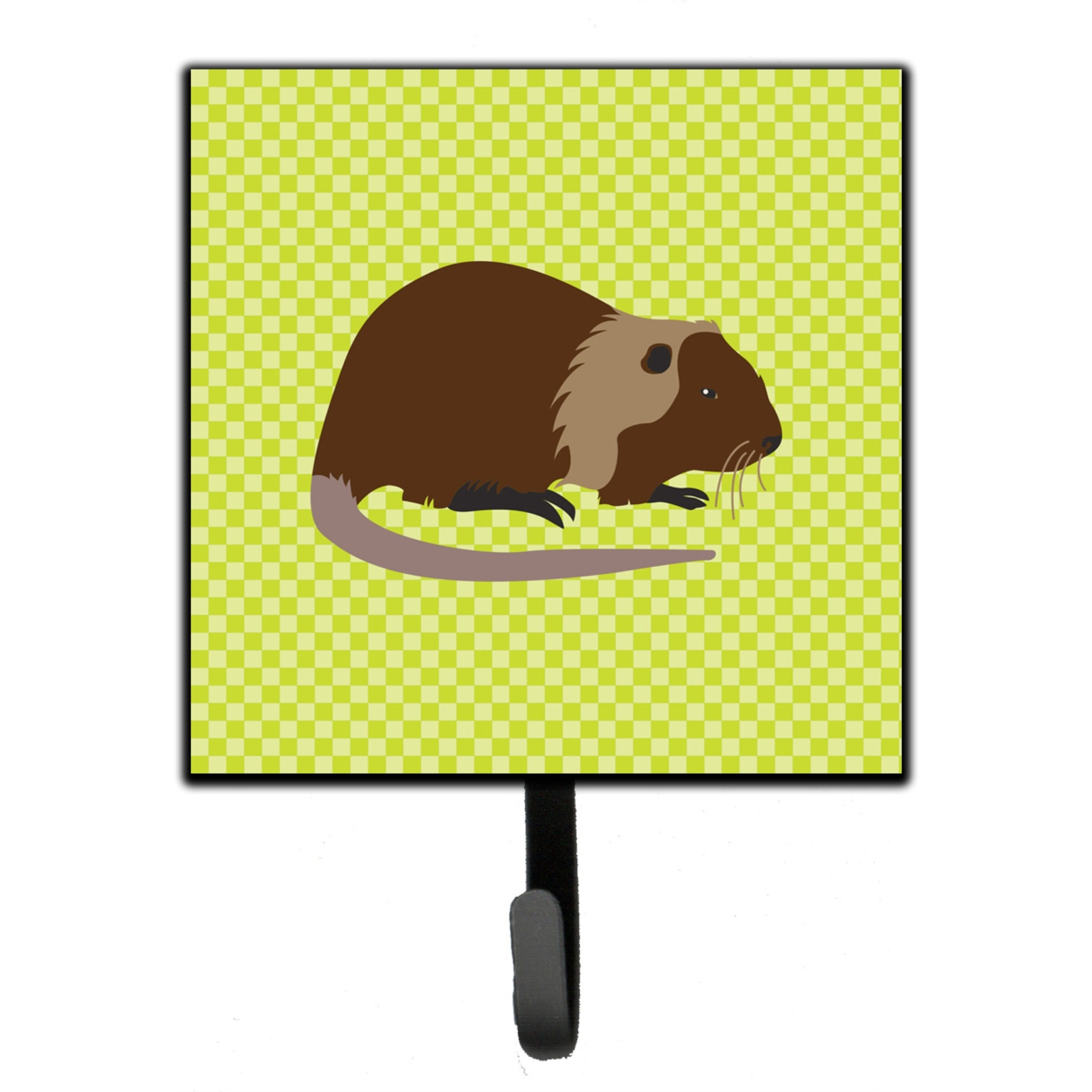 &quotCaroline's Treasures Coypu Nutria River Rat Green Wall Hook, Small, Multicolor"