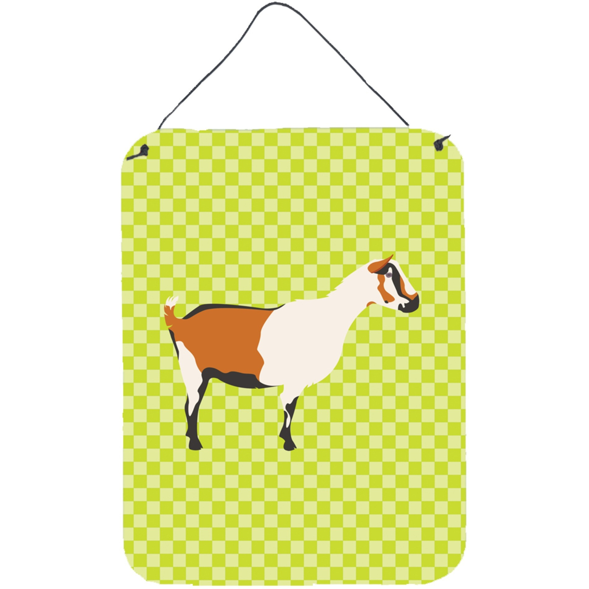 &quotCaroline's Treasures Alpine Goat Green Metal Print, 16hx12w, Multicolor"